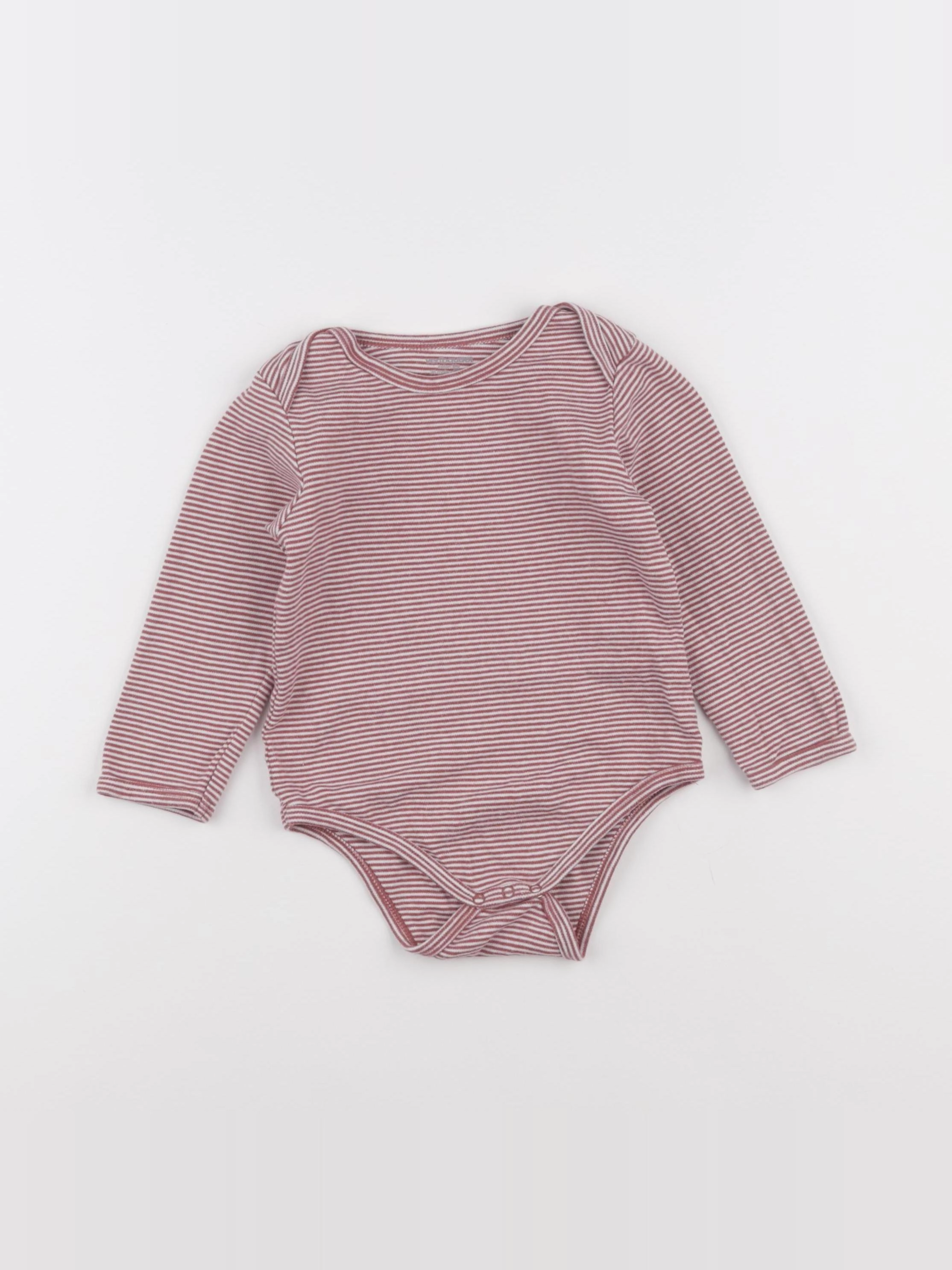 Vertbaudet - body rouge, blanc - 36 mois
