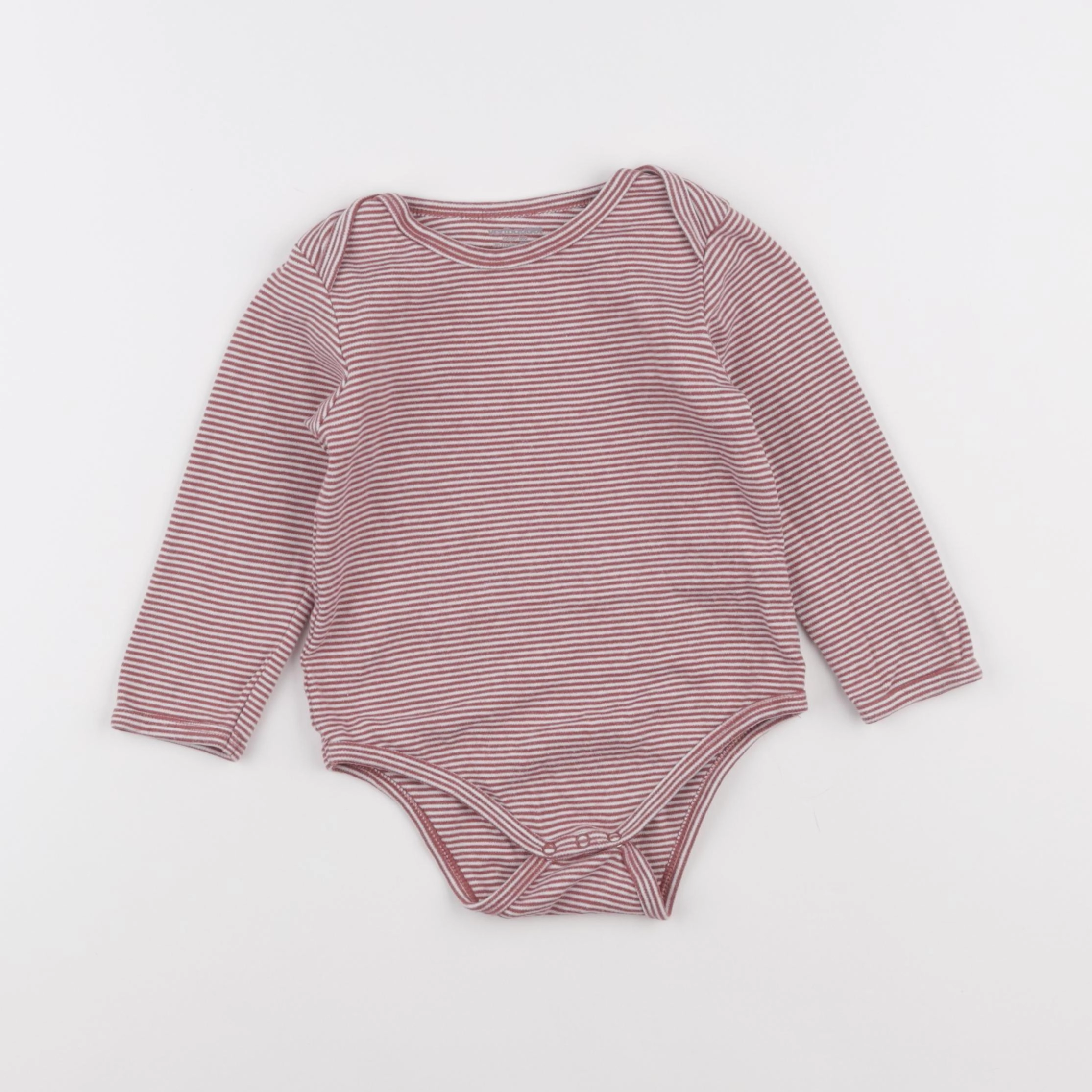 Vertbaudet - body rouge, blanc - 36 mois