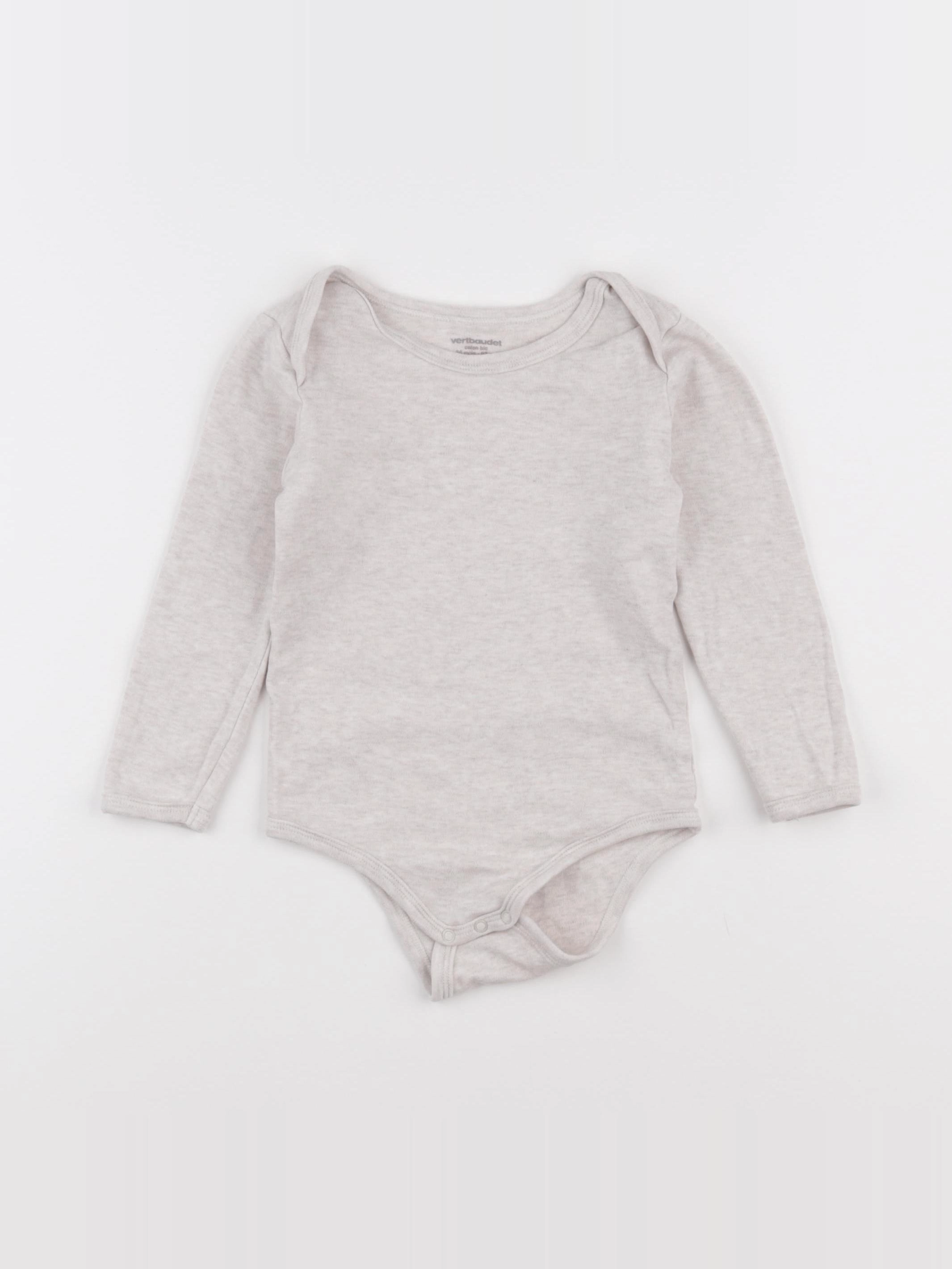 Vertbaudet - body gris - 36 mois