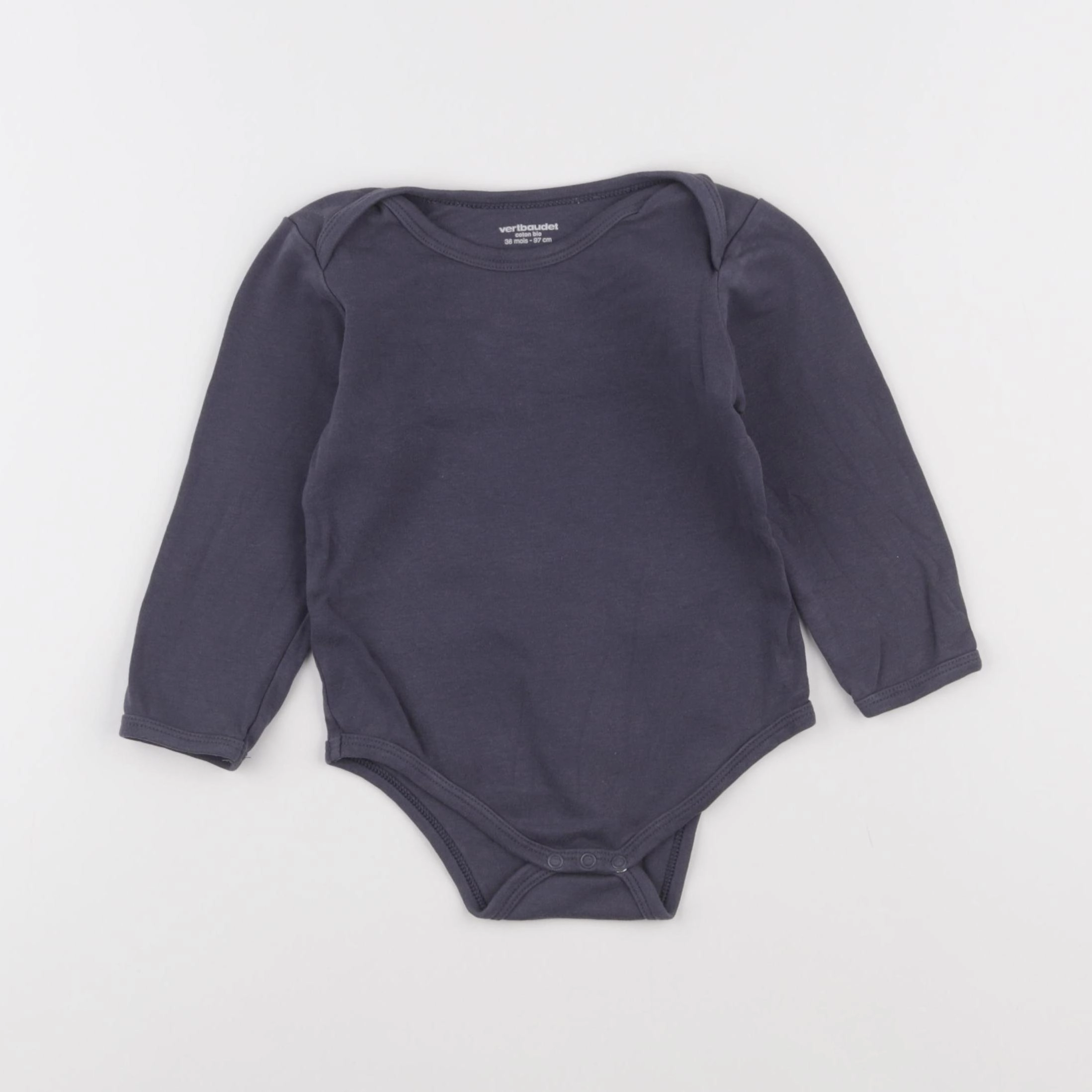 Vertbaudet - body gris - 36 mois