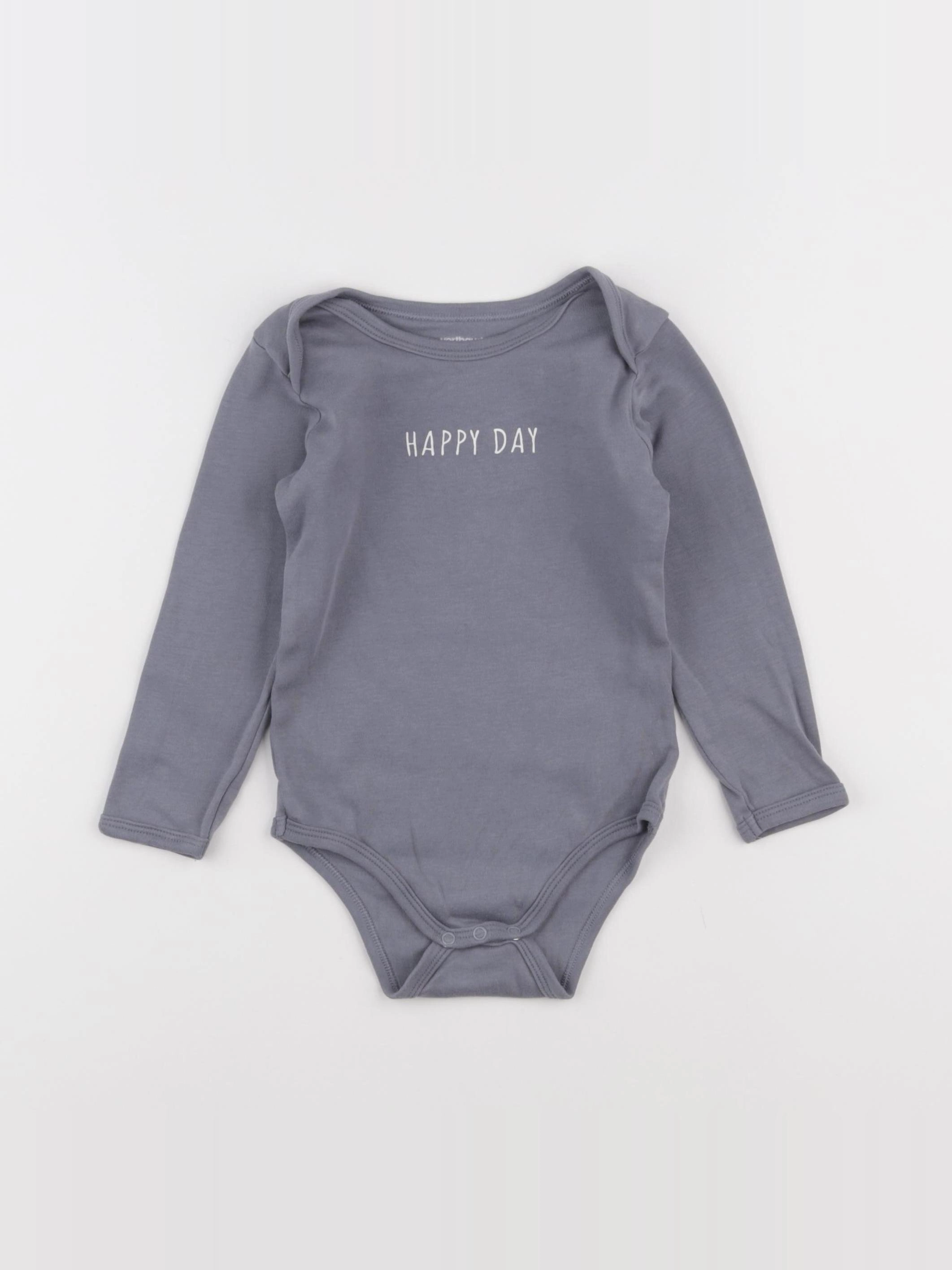 Vertbaudet - body gris - 36 mois