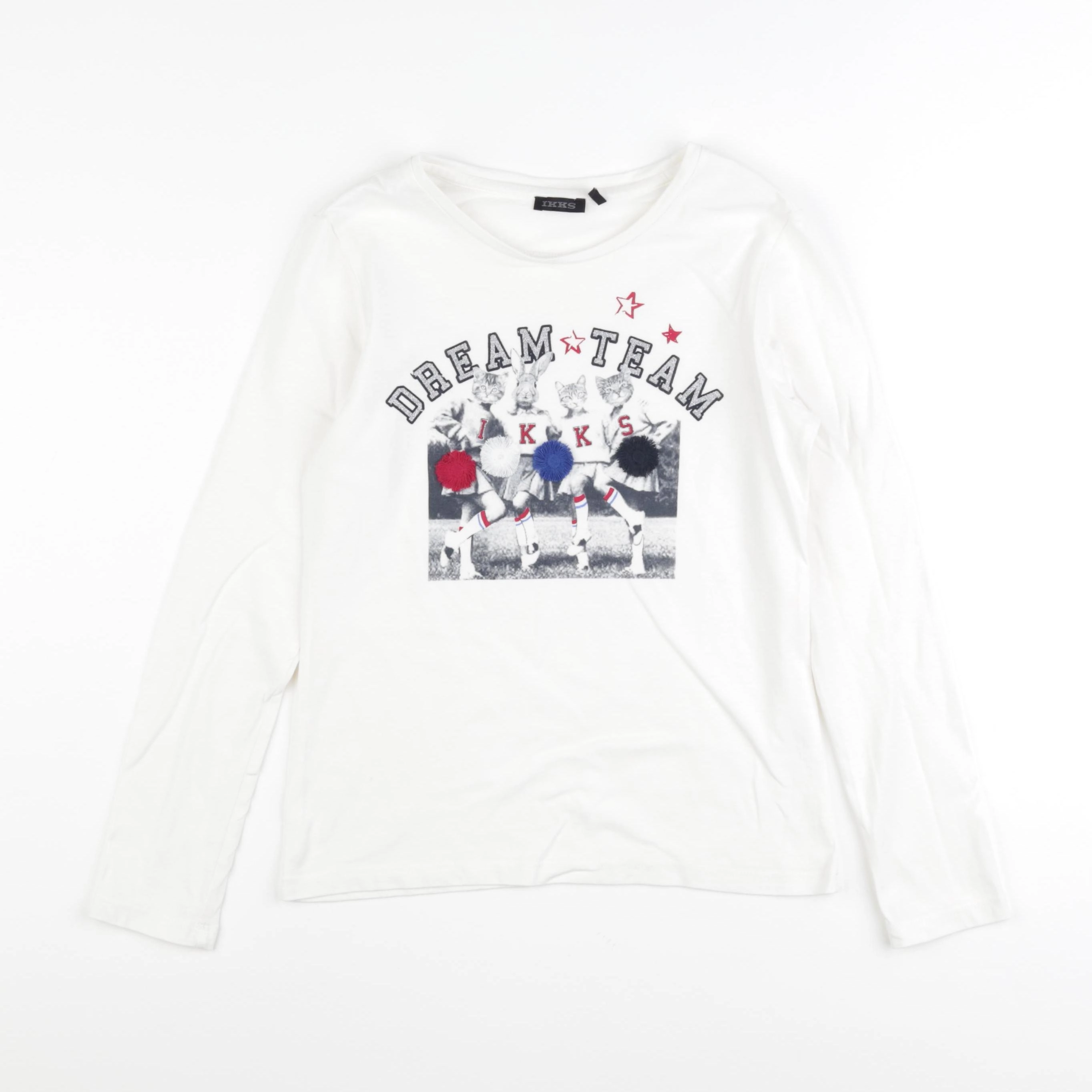 IKKS - tee-shirt blanc - 10 ans