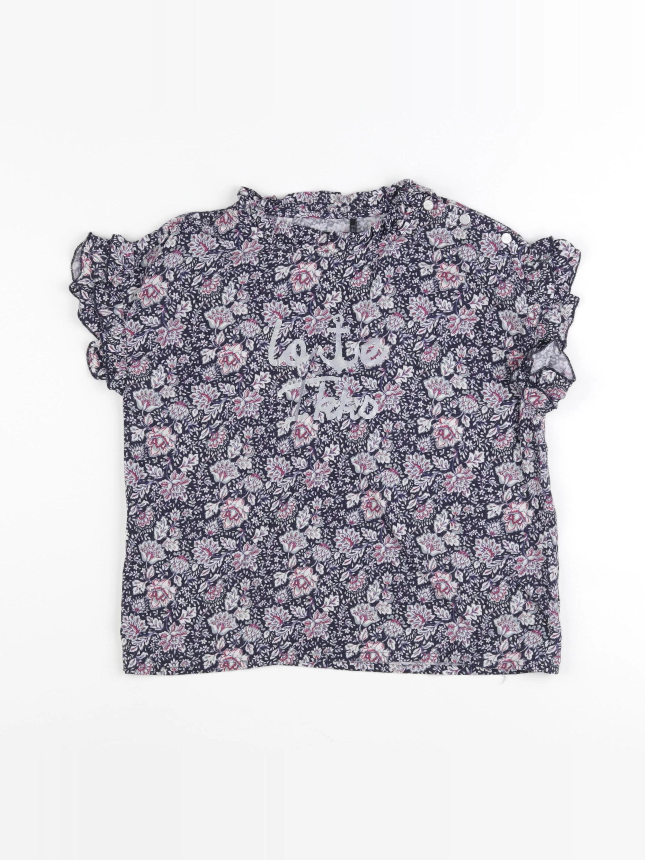 IKKS - blouse bleu - 10 ans