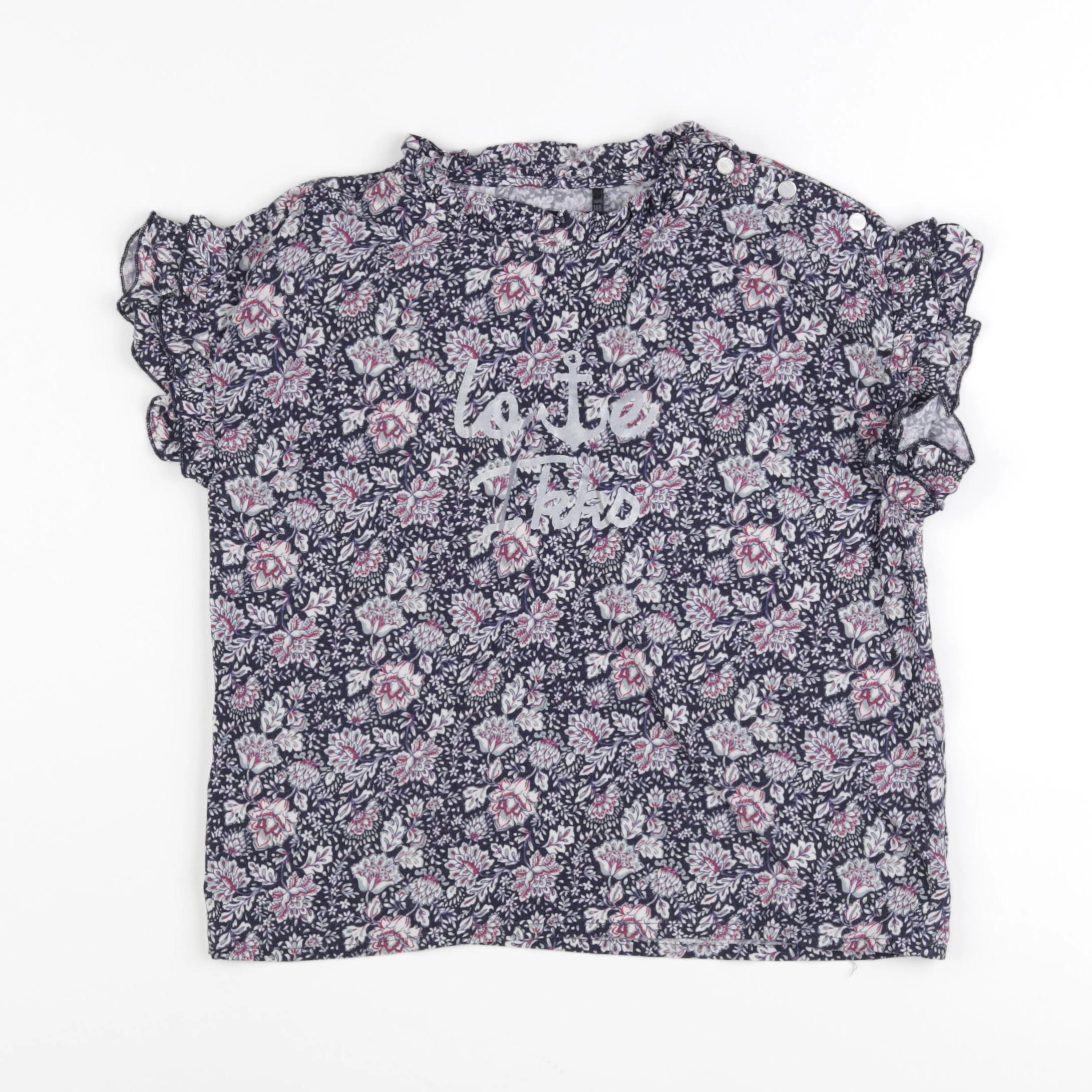 IKKS - blouse bleu - 10 ans