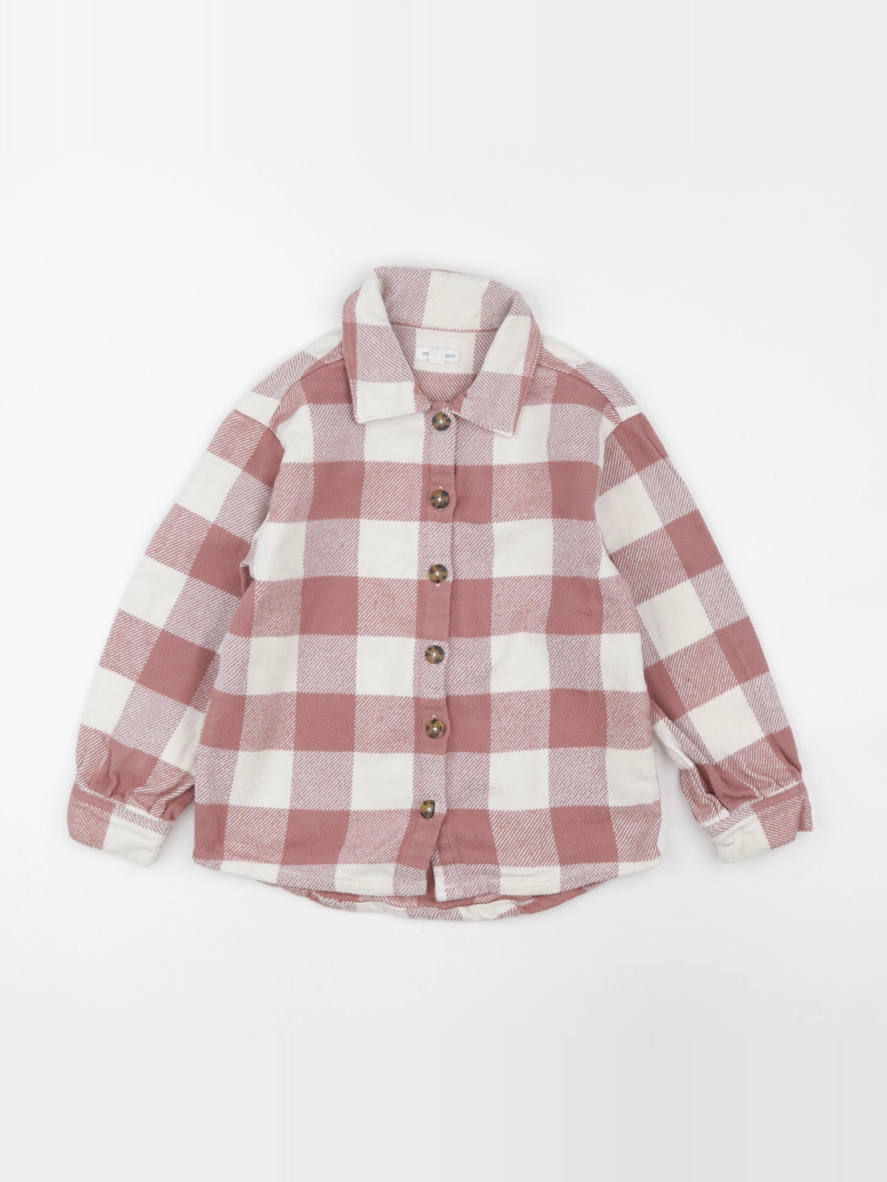Vertbaudet - chemise rose - 8 ans