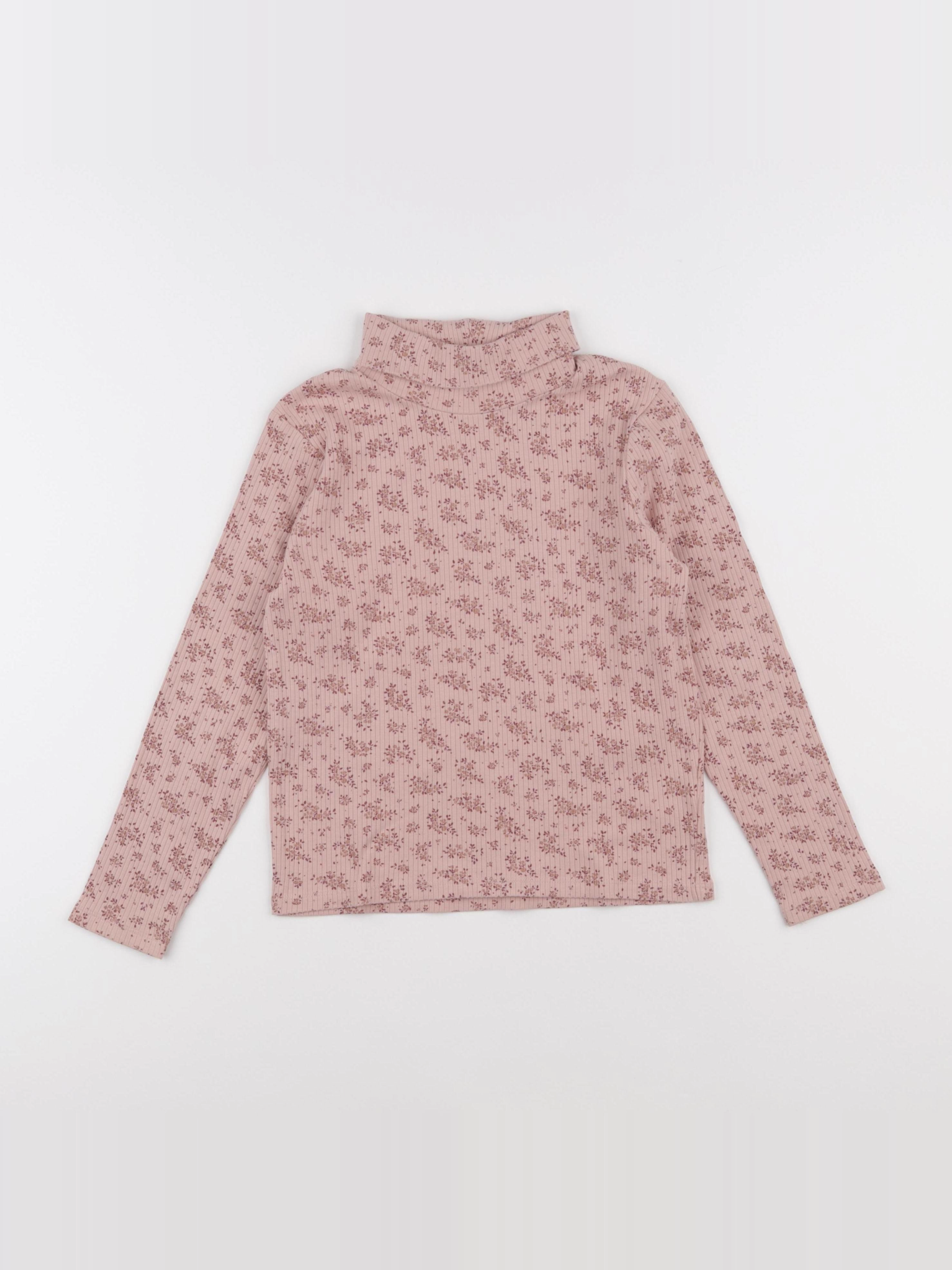 Vertbaudet - sous-pull rose - 8 ans