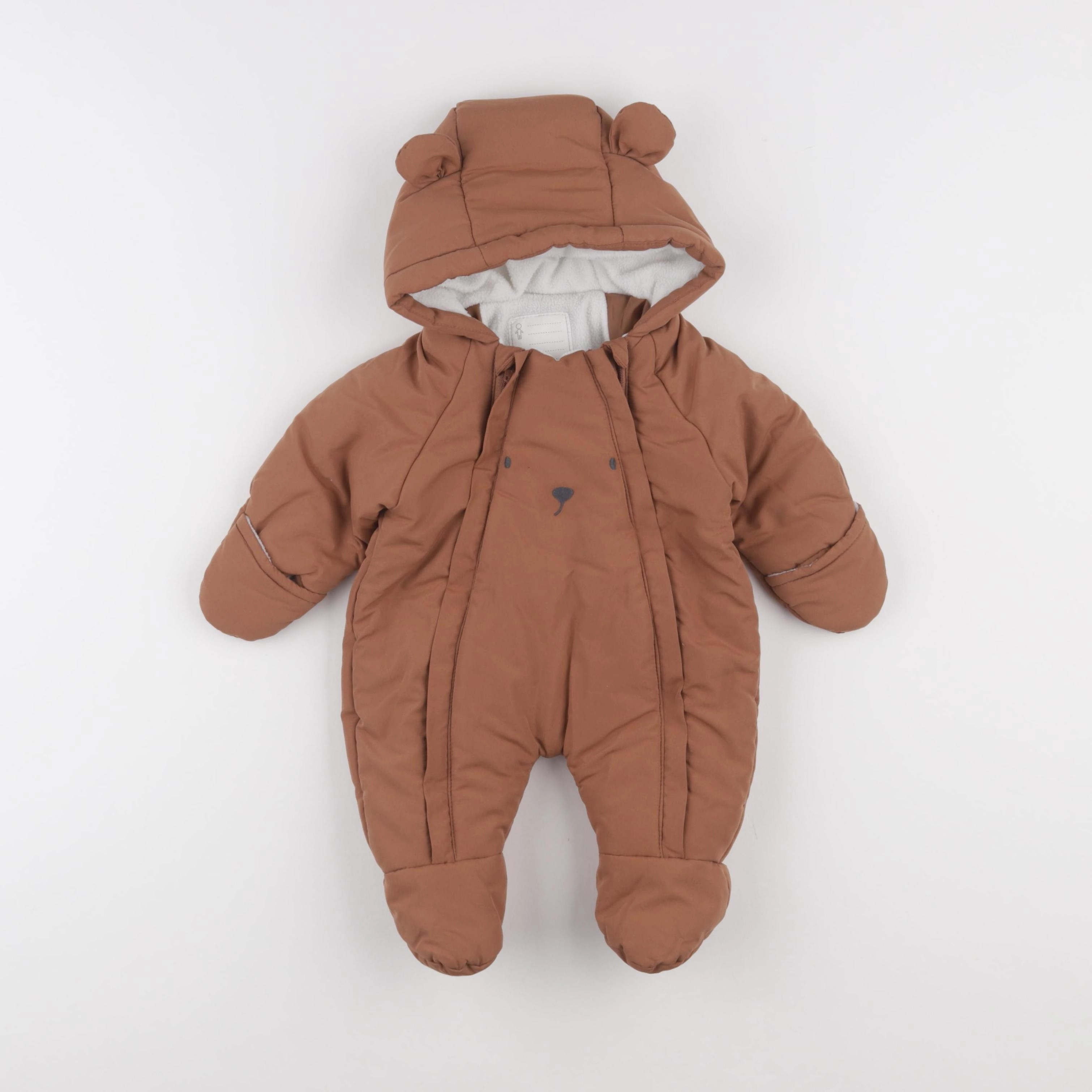 Vertbaudet - combi-pilote marron - 1 mois