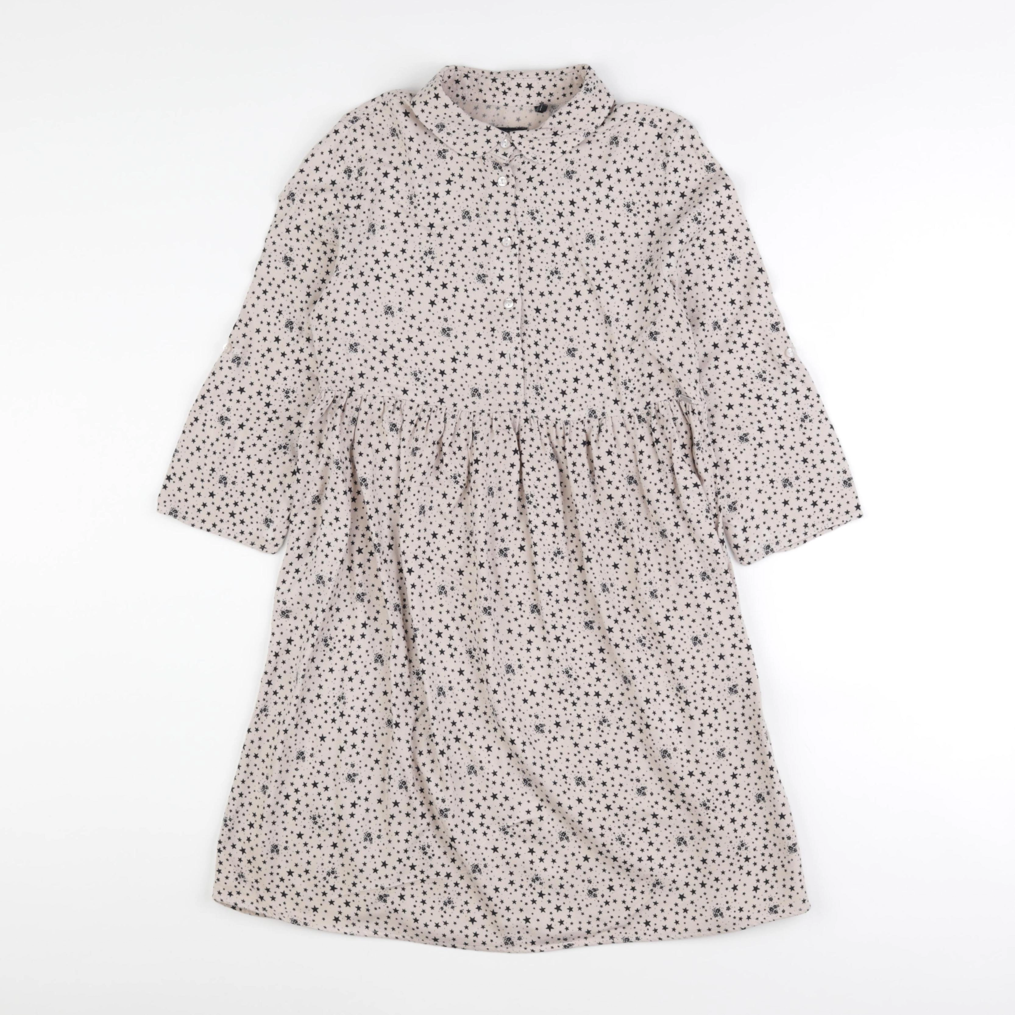 IKKS - robe beige - 10 ans