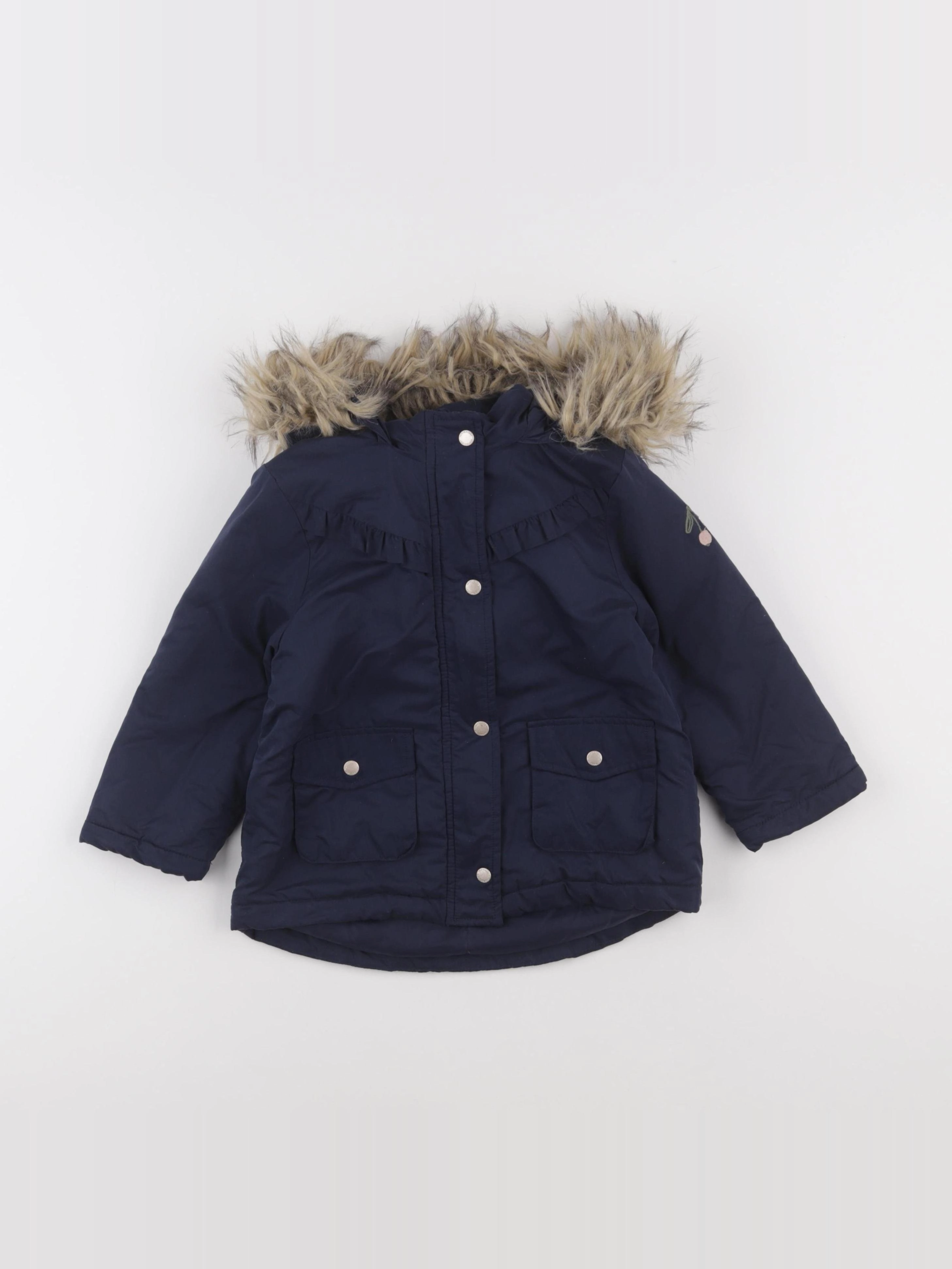 Vertbaudet - parka bleu - 3 ans