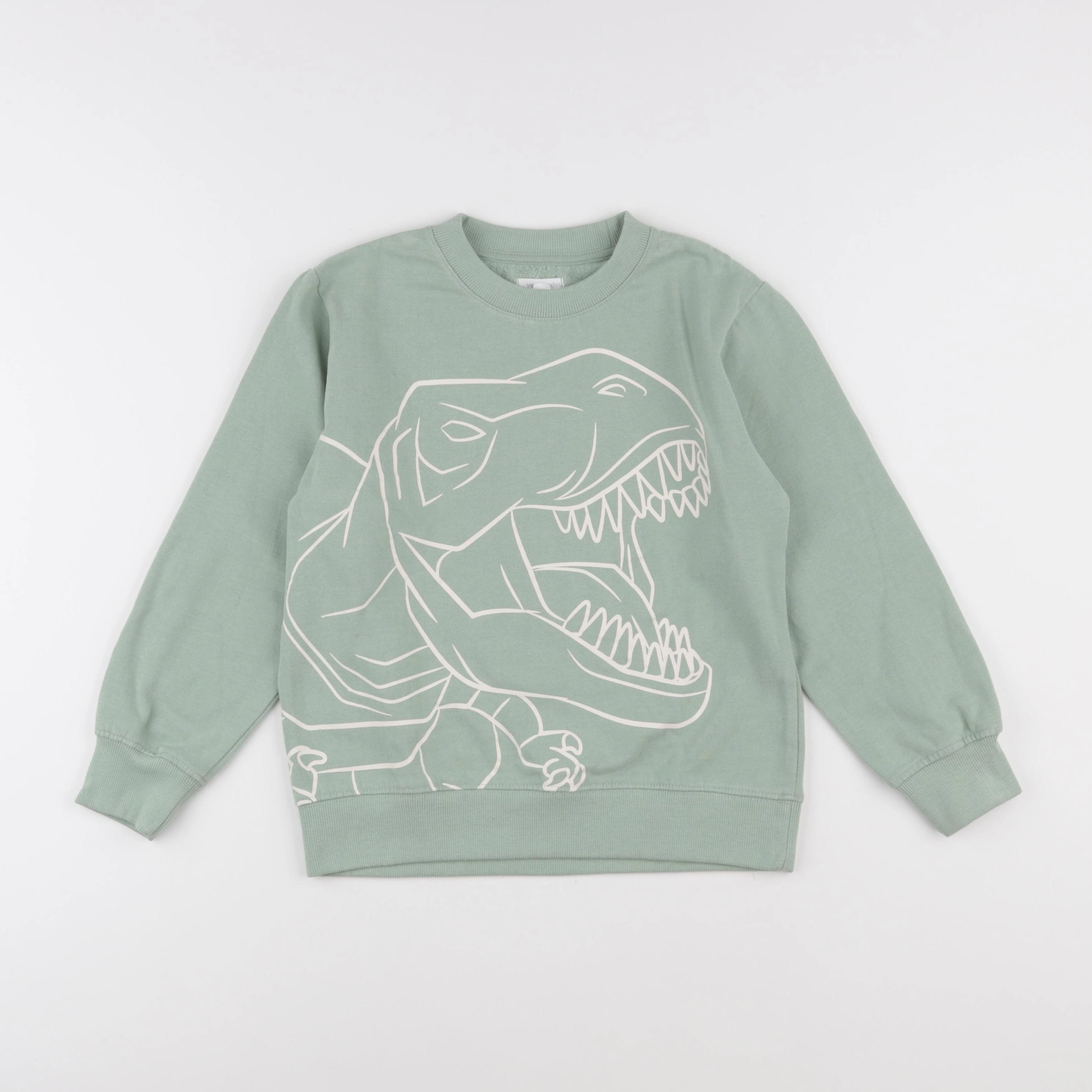 Vertbaudet - sweat vert - 10 ans