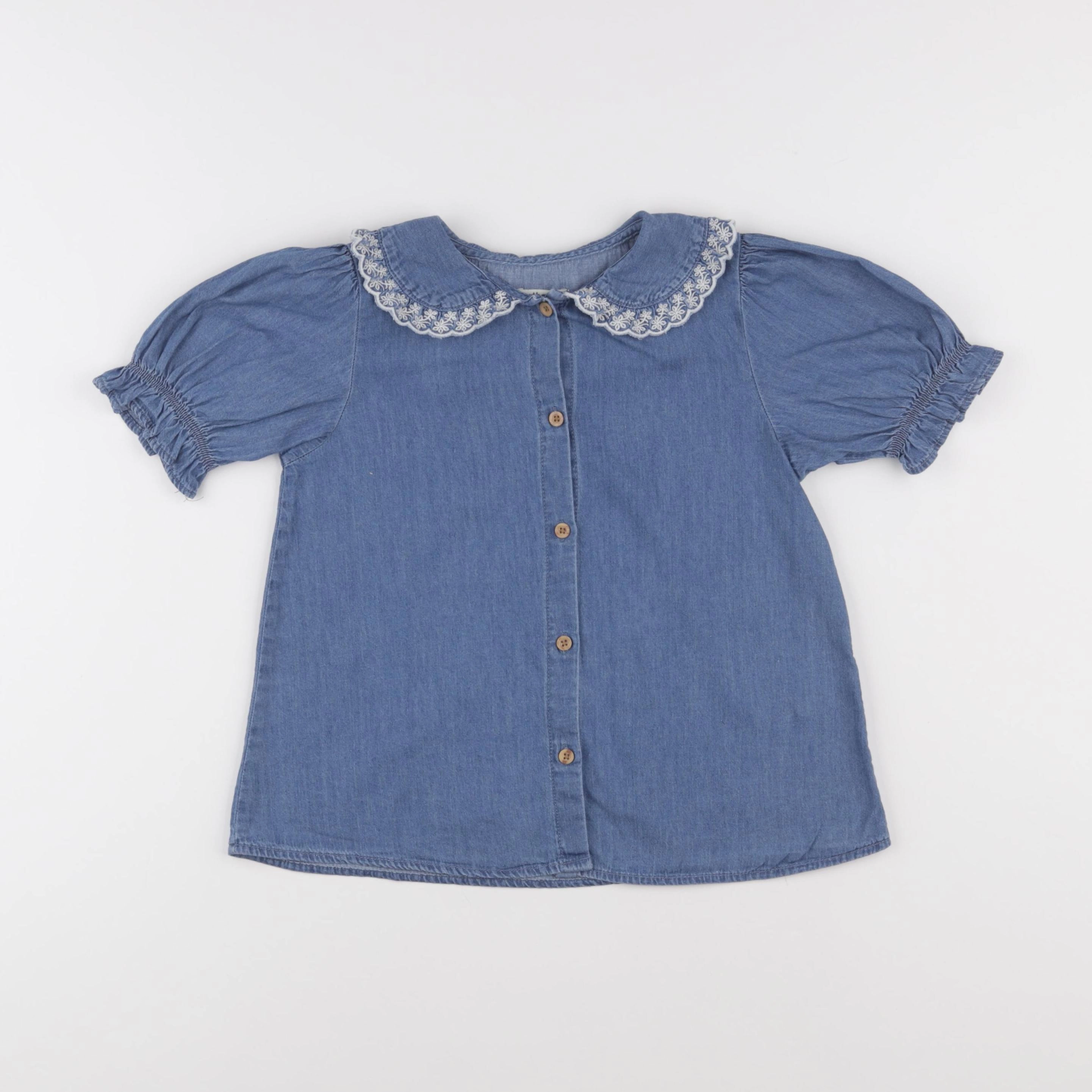 Vertbaudet - blouse bleu - 8 ans