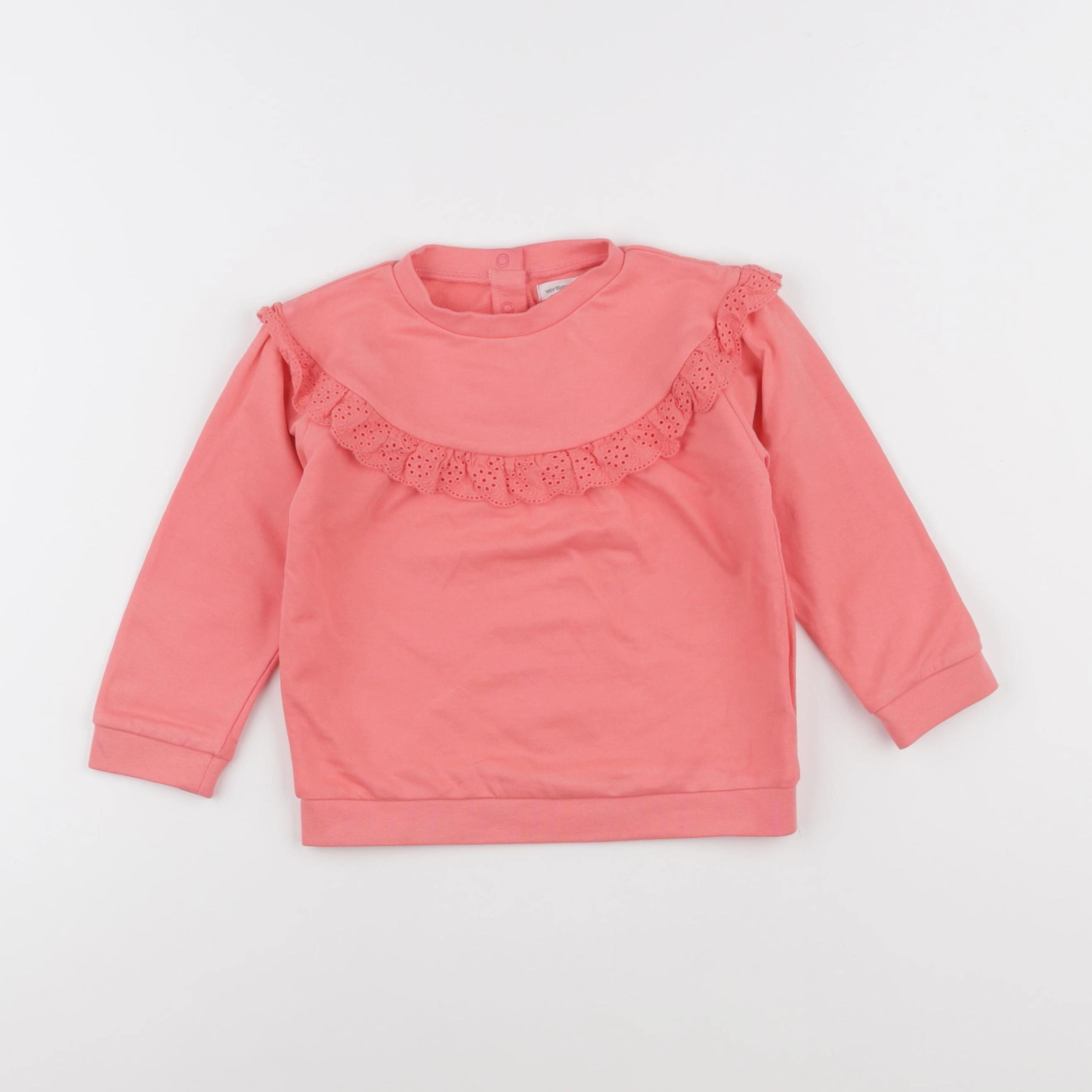 Vertbaudet - sweat rose - 36 mois