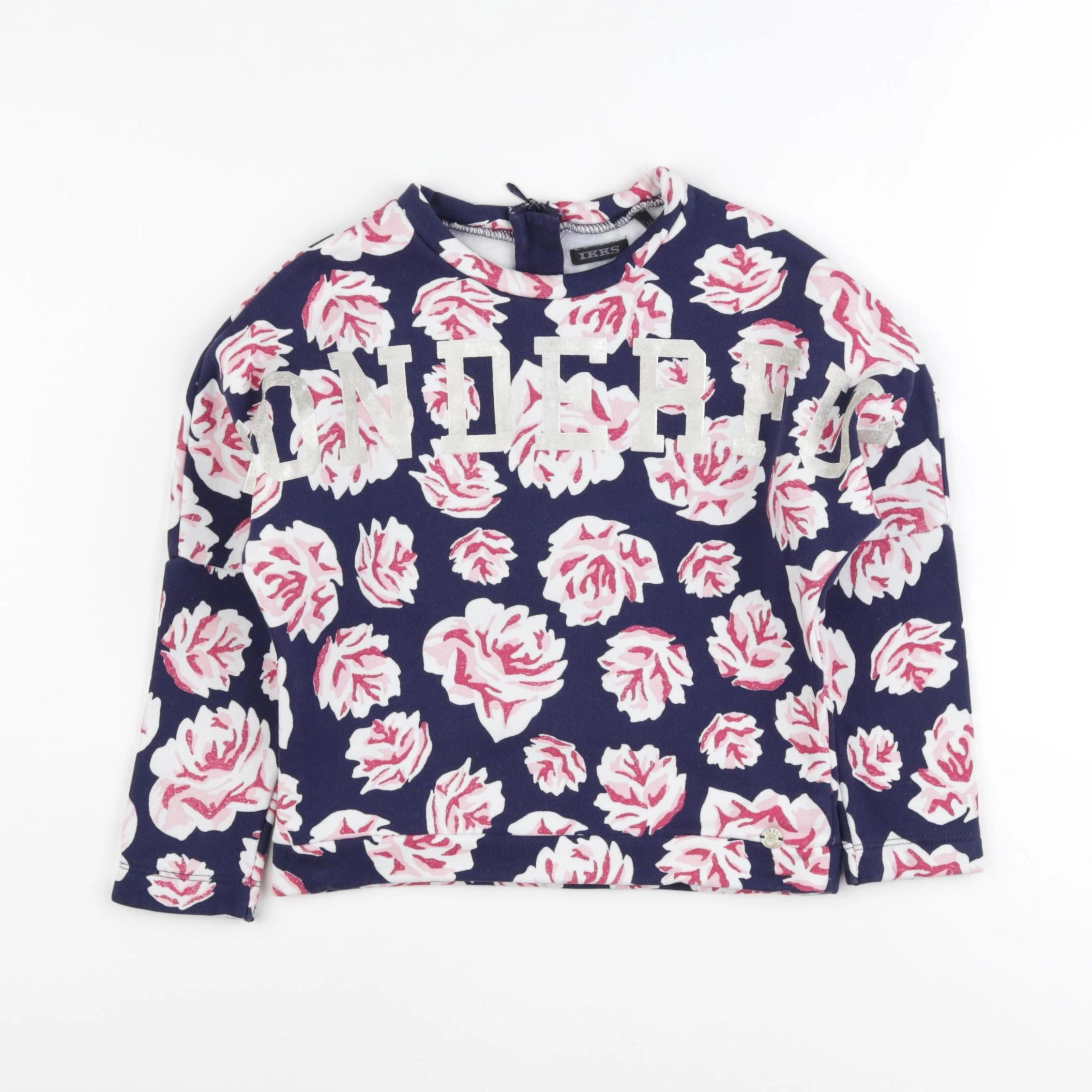 IKKS - sweat bleu - 6 ans