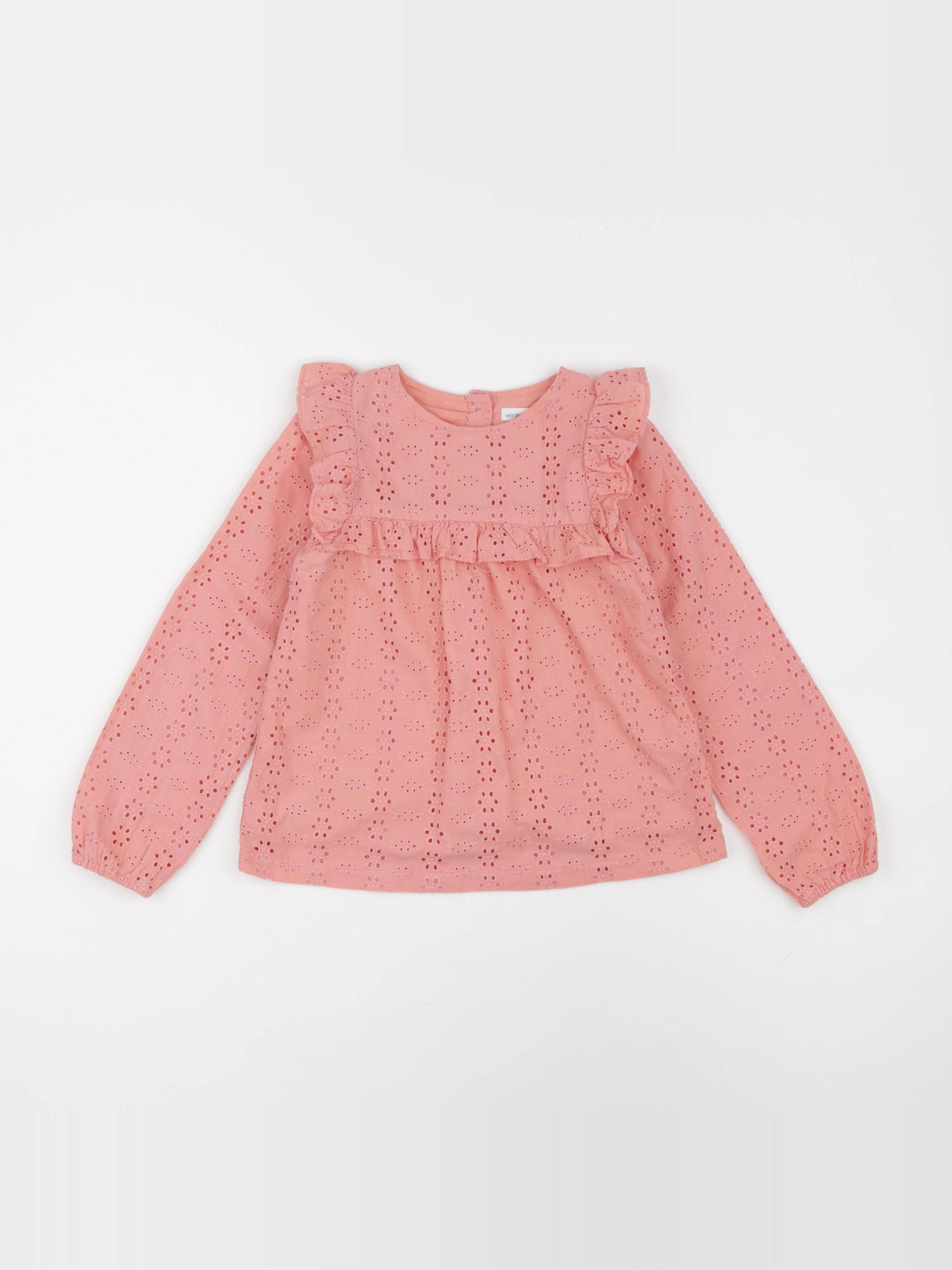 Vertbaudet - blouse rose - 8 ans