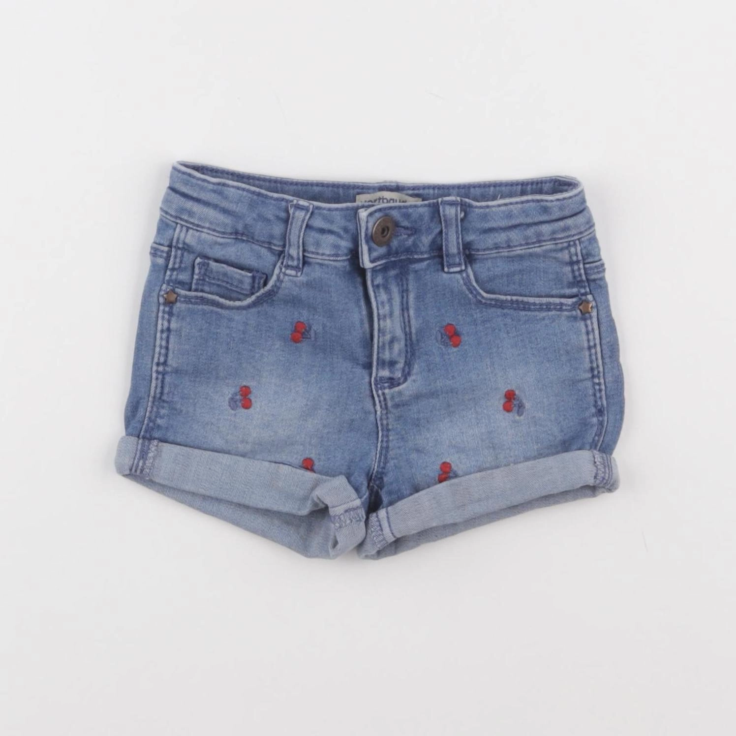 Vertbaudet - short bleu - 2 ans
