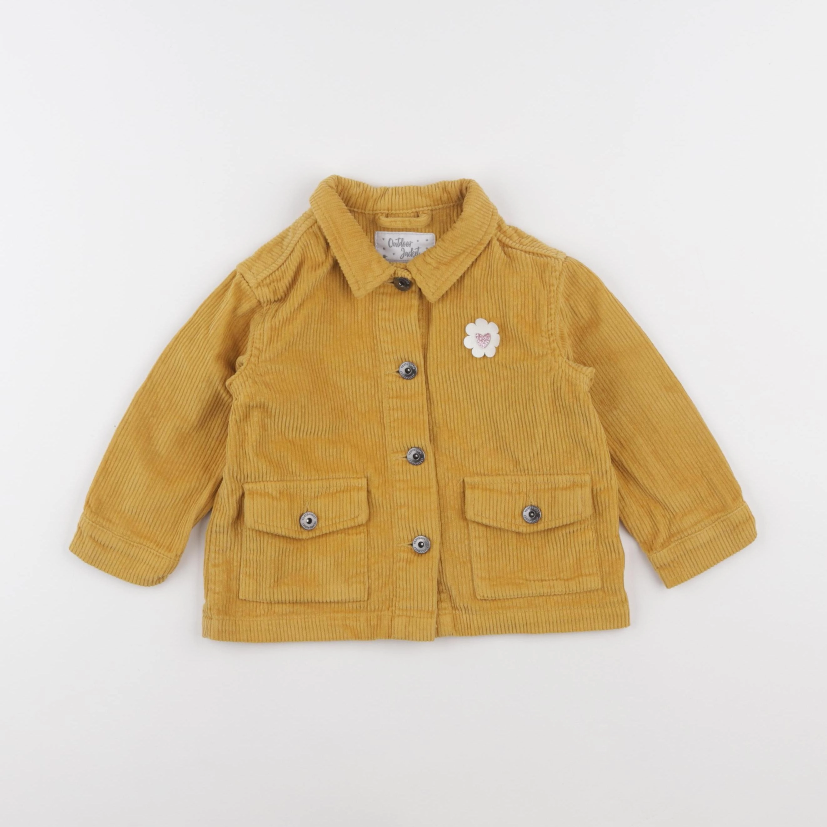Vertbaudet - veste jaune - 3 ans