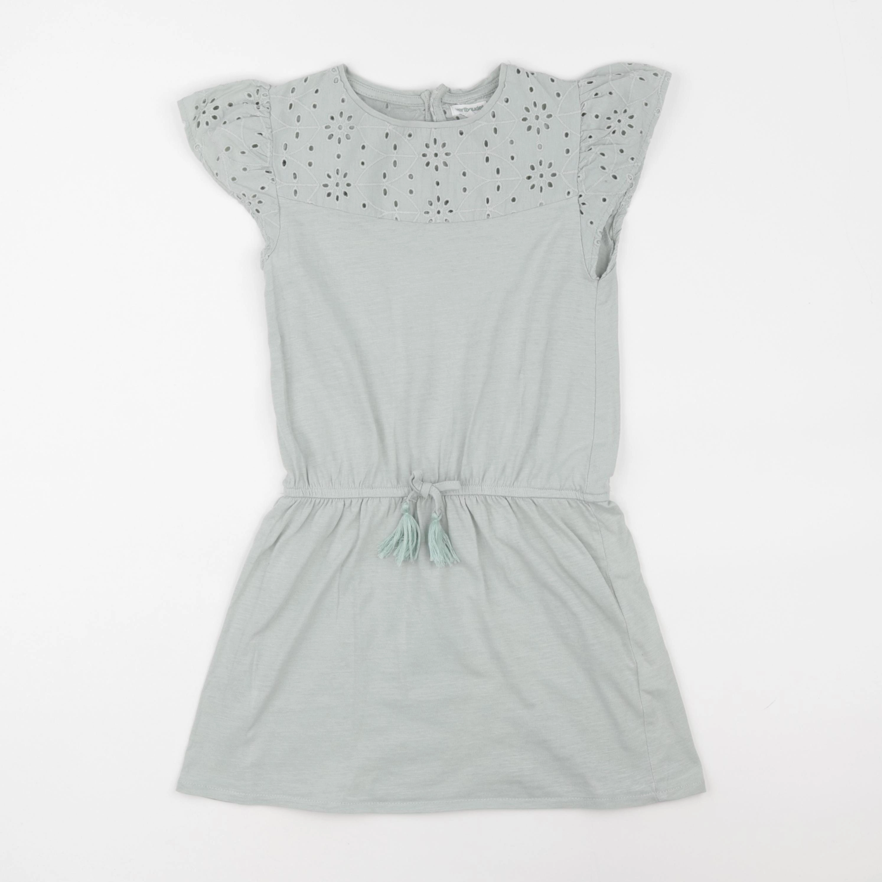 Vertbaudet - robe vert - 8 ans