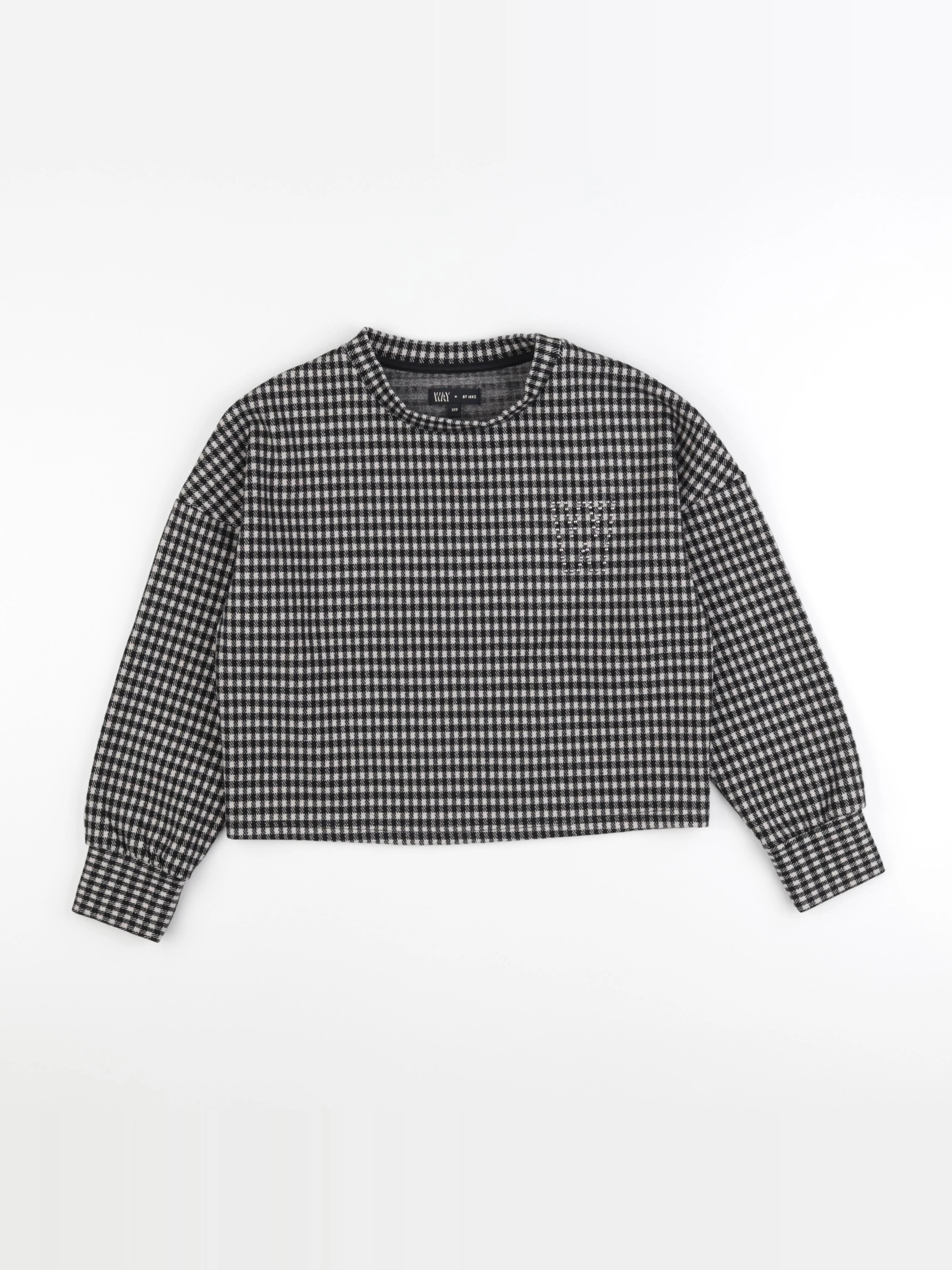 IKKS - sweat noir - 10 ans