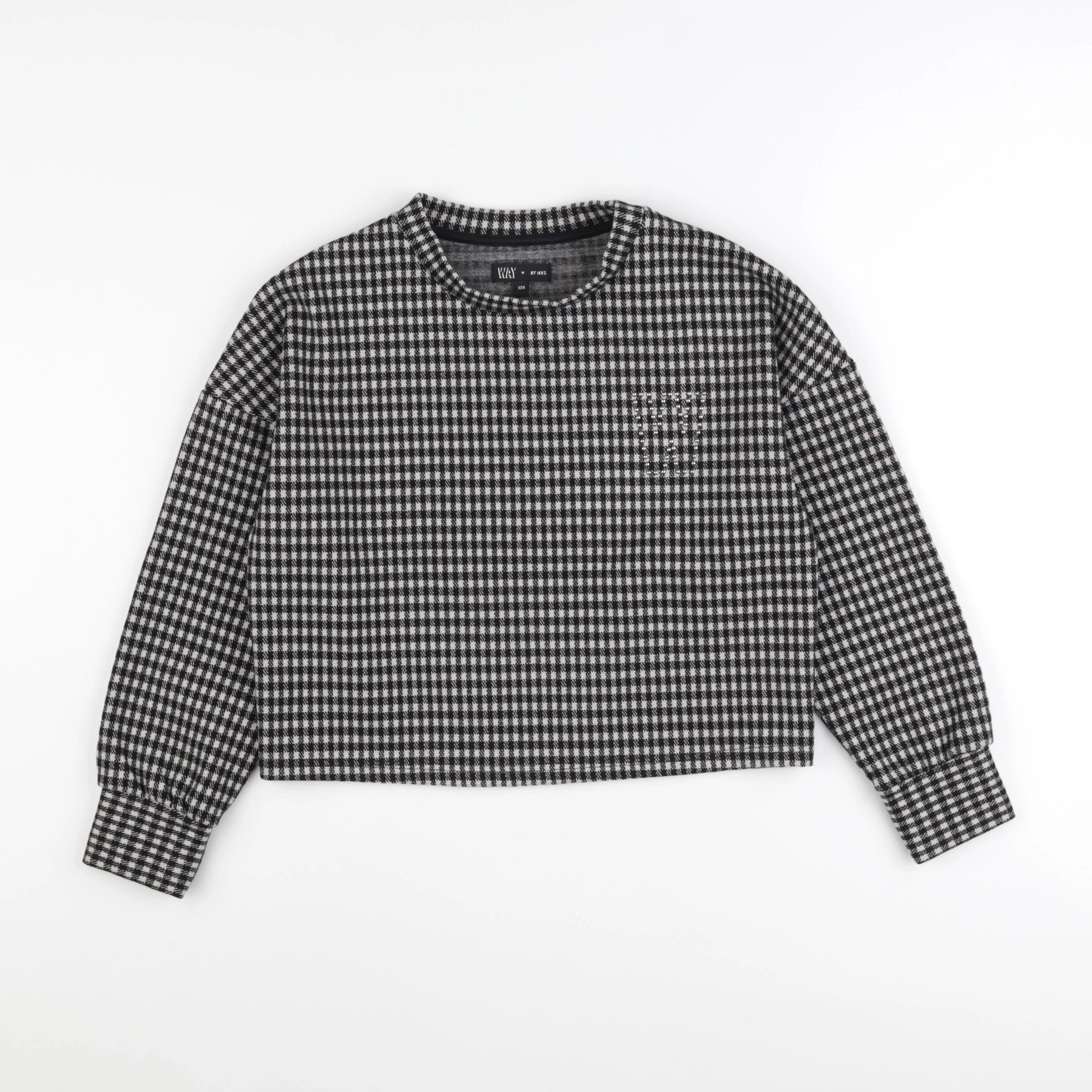 IKKS - sweat noir - 10 ans