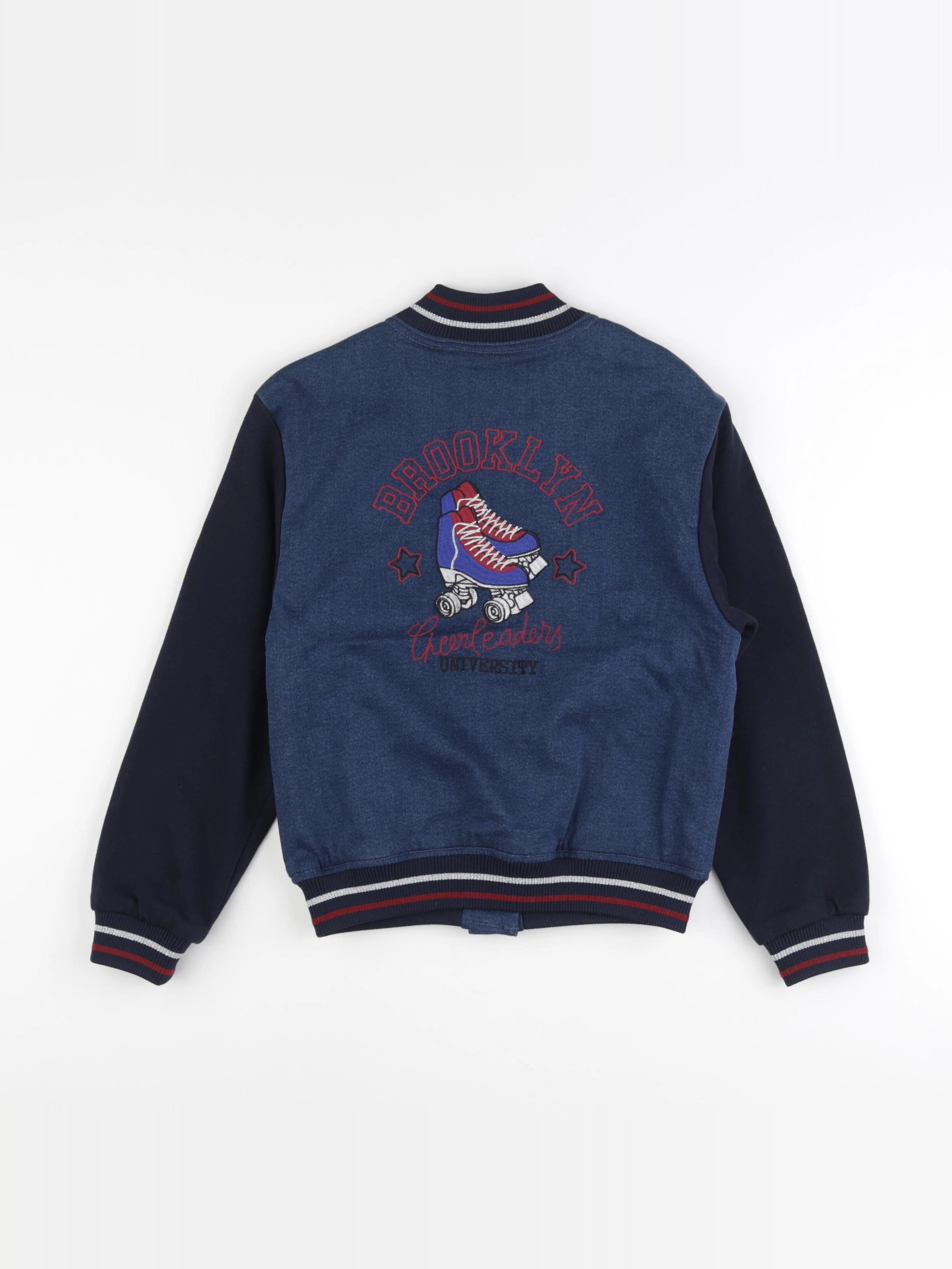 IKKS - veste imprimé au dos bleu - 10 ans