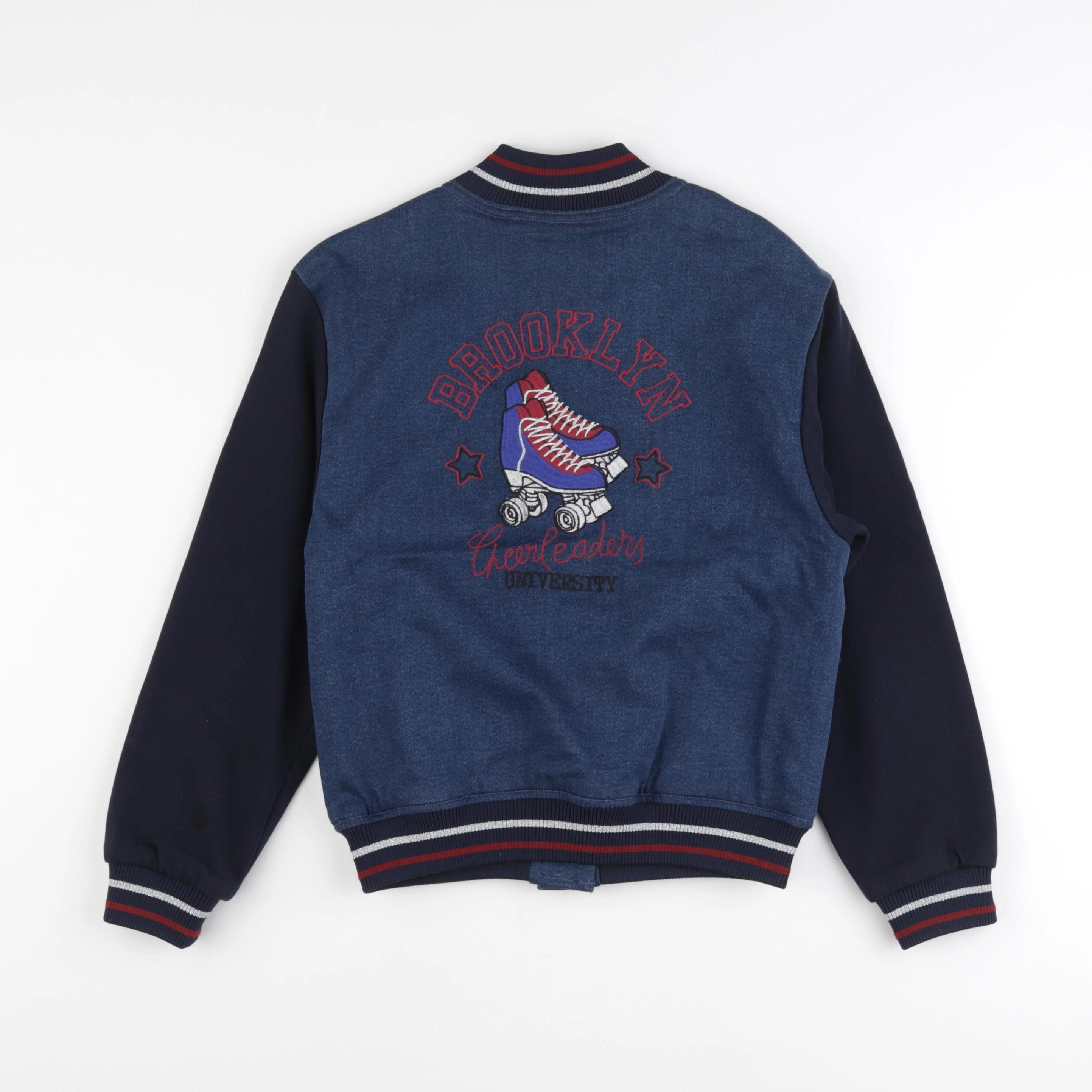 IKKS - veste imprimé au dos bleu - 10 ans