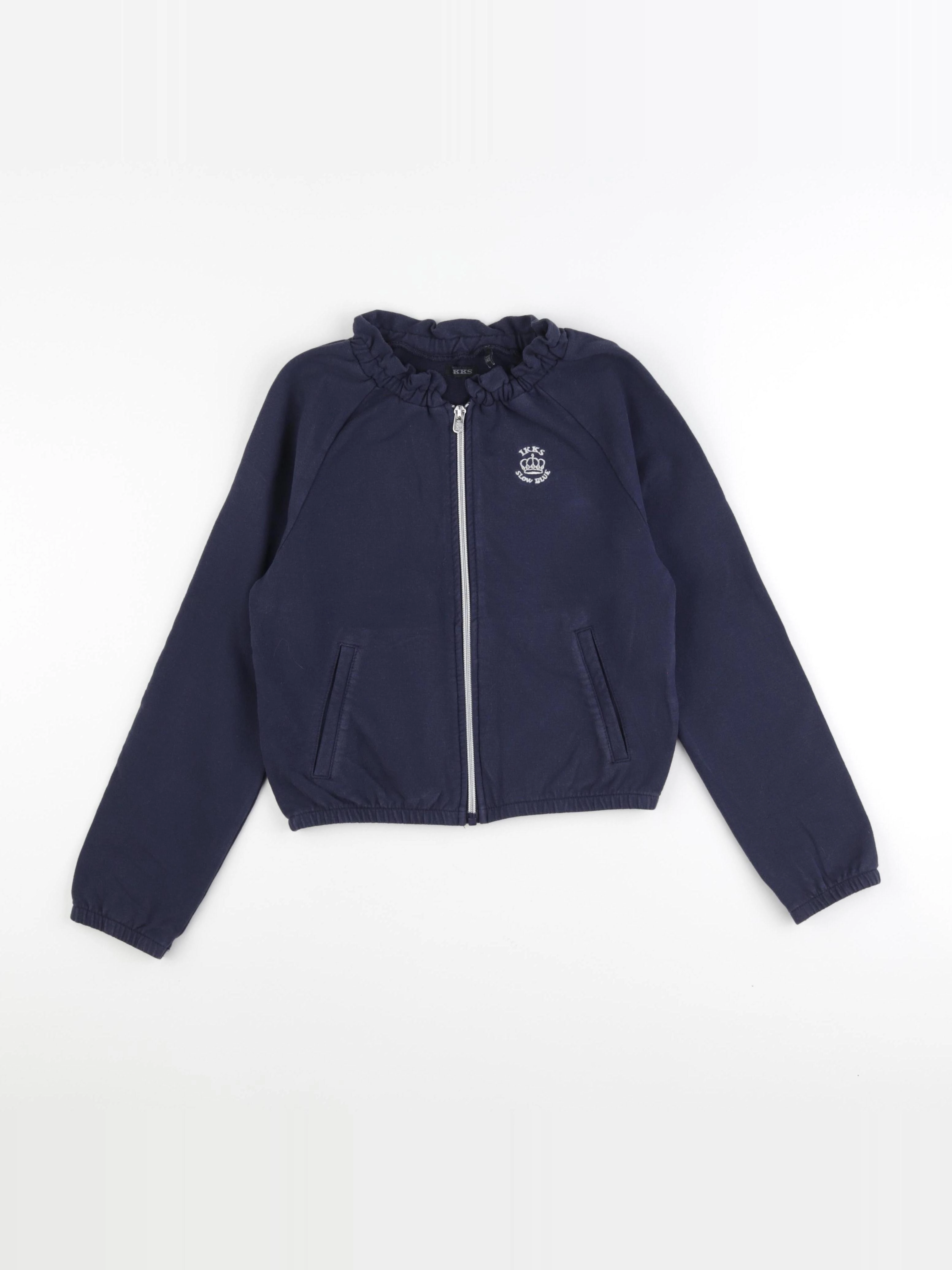 IKKS - sweat bleu - 10 ans
