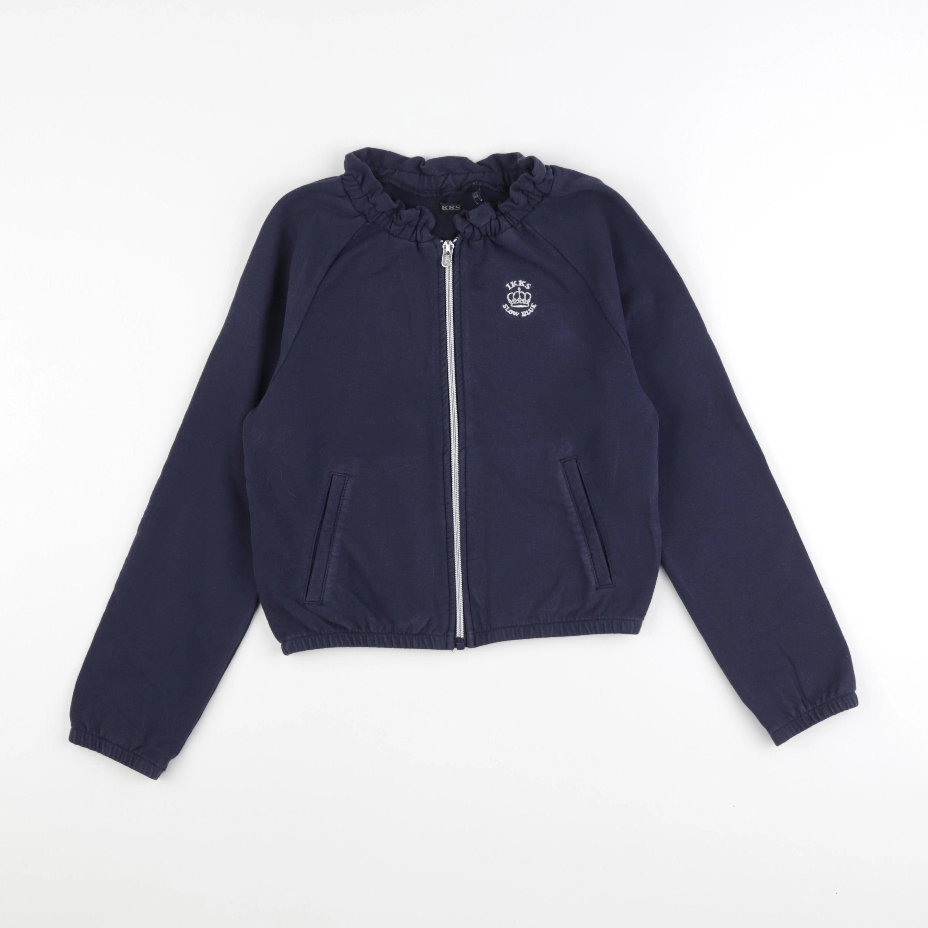IKKS - sweat bleu - 10 ans