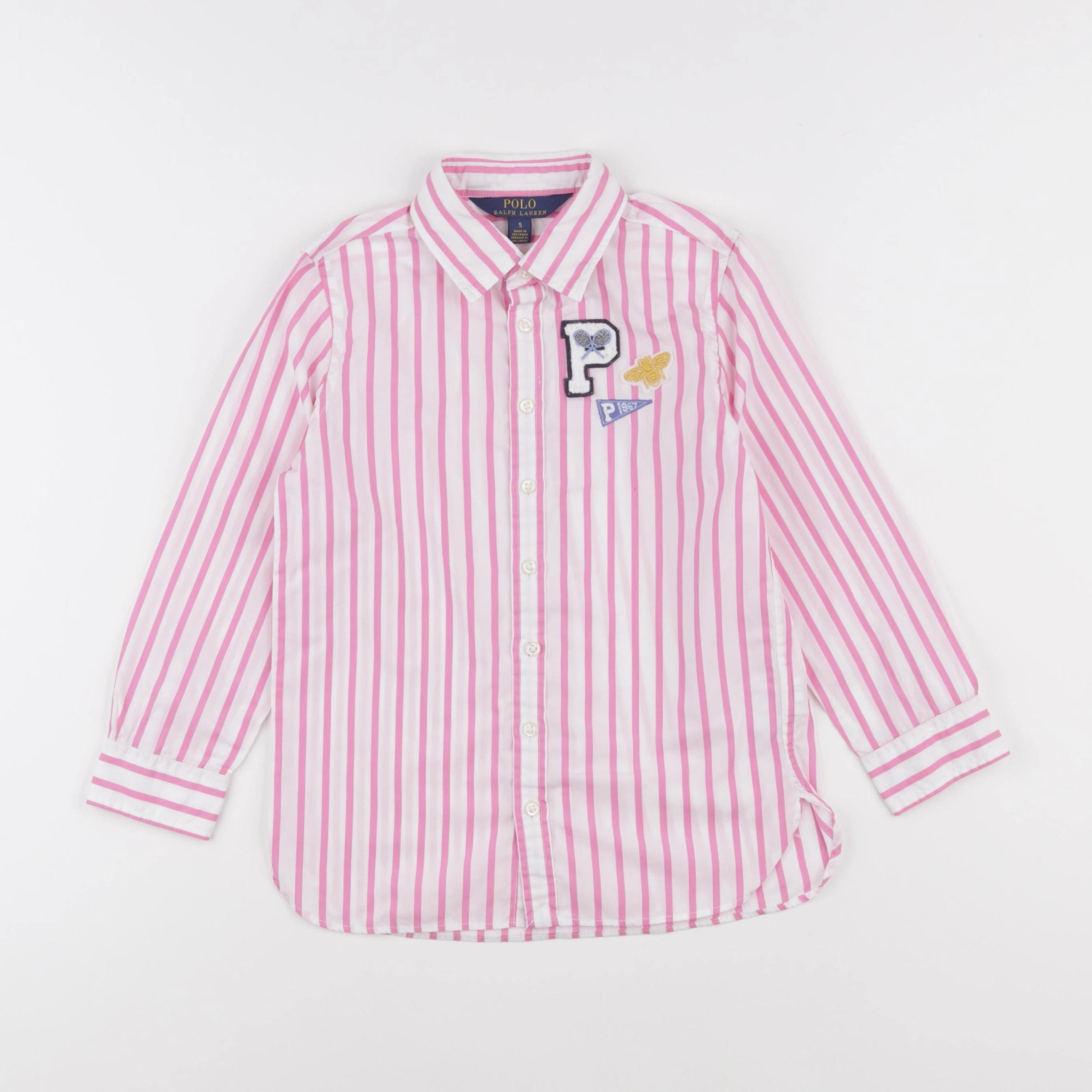 Ralph Lauren - chemise rose - 5 ans