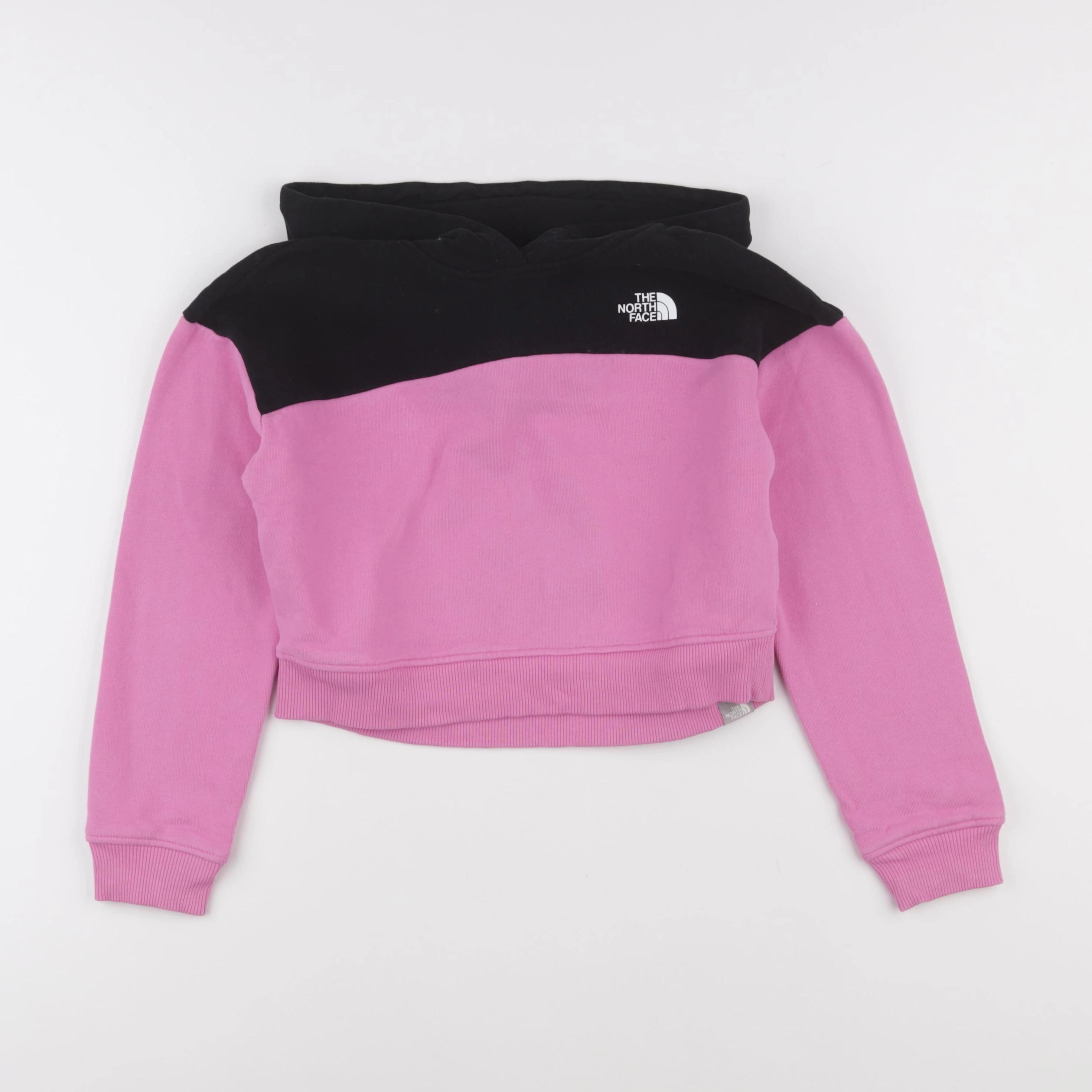 The North Face - sweat rose, noir - 10/12 ans