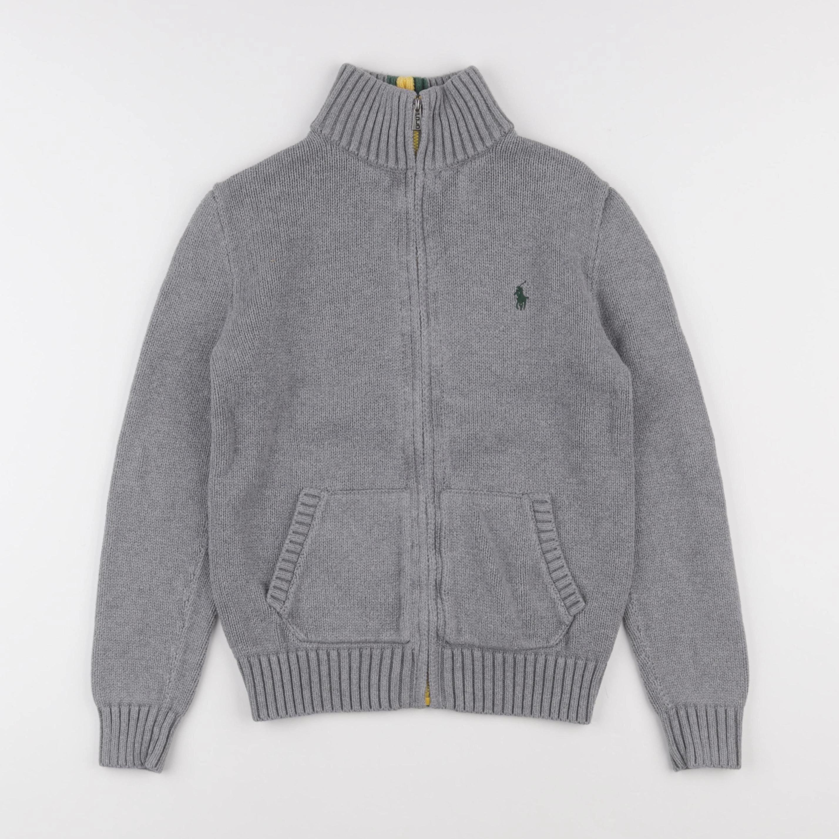 Ralph Lauren - gilet gris - 10/12 ans