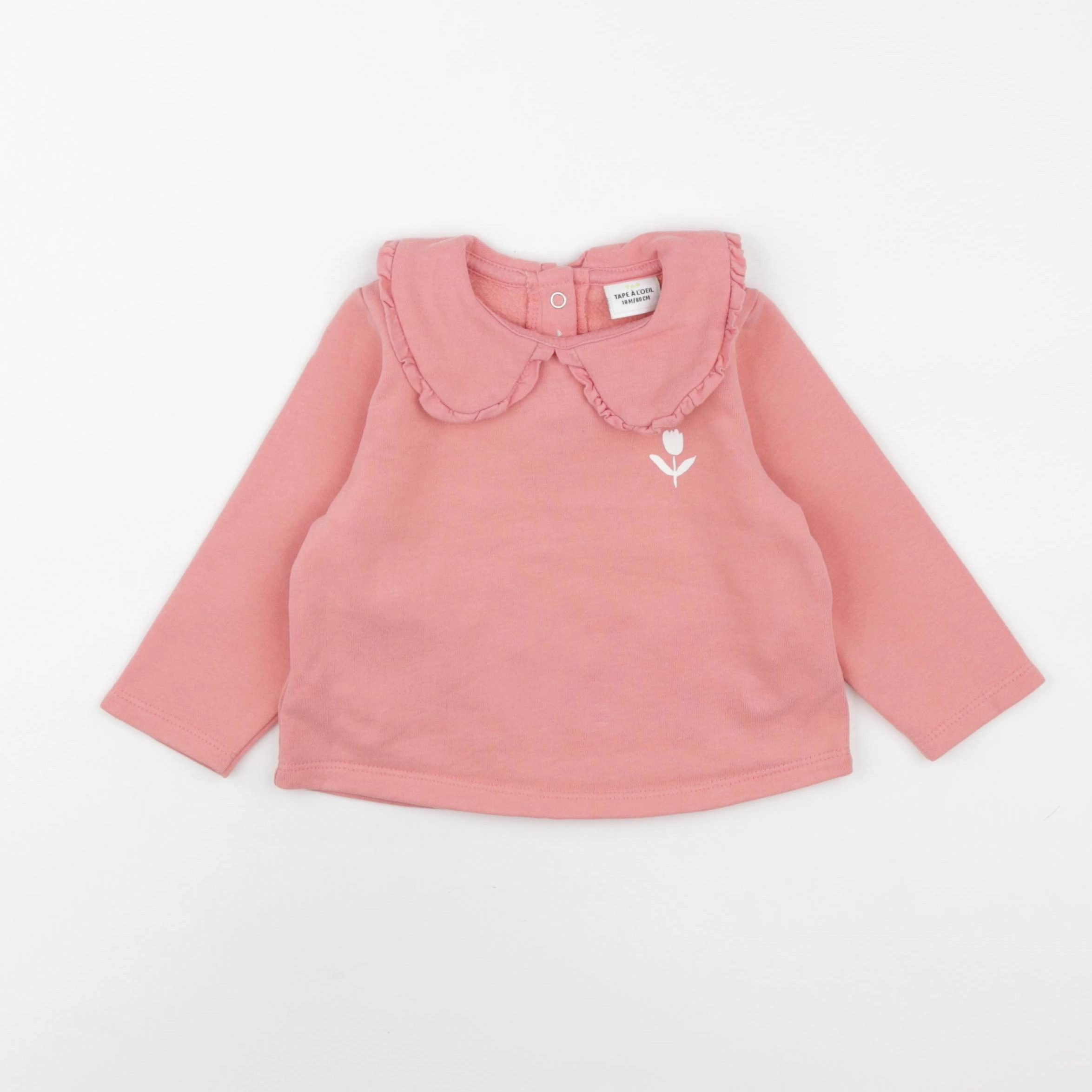 Tape à l'oeil - sweat rose - 18 mois
