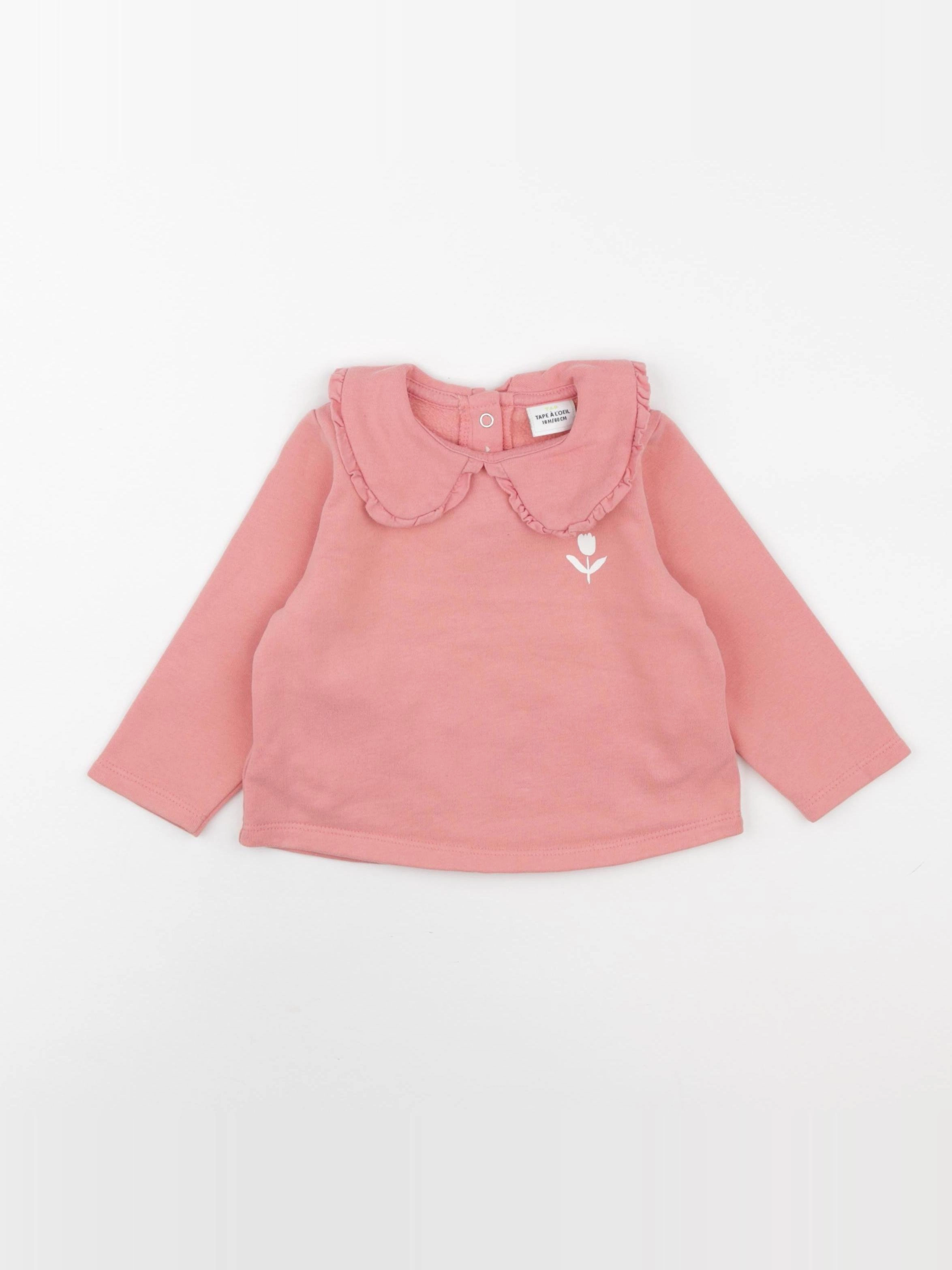 Tape à l'oeil - sweat rose - 18 mois
