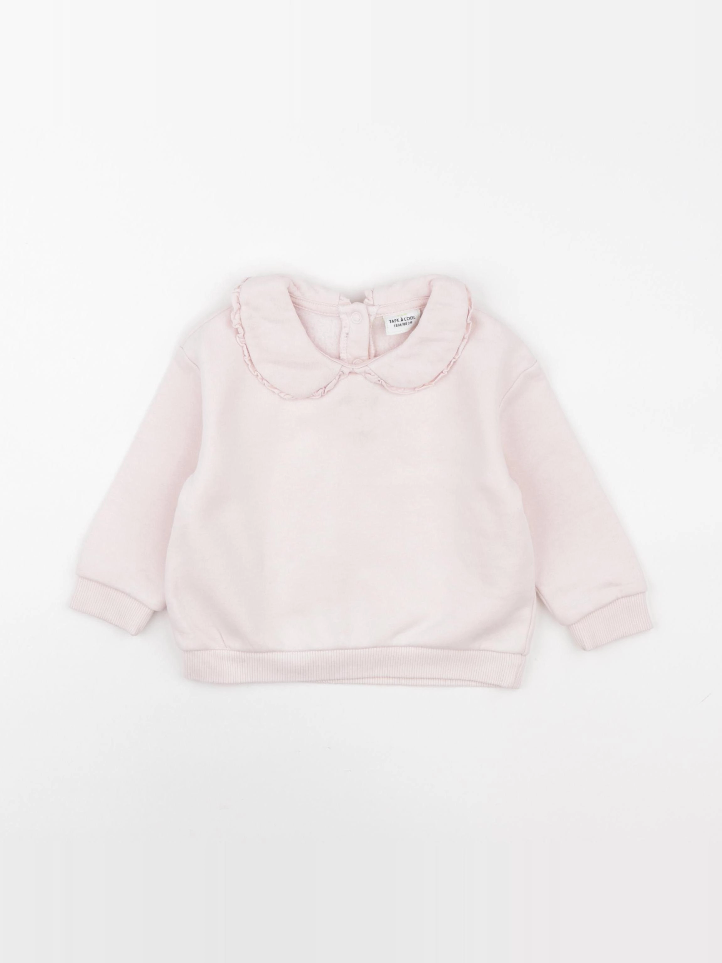 Tape à l'oeil - sweat rose - 18 mois