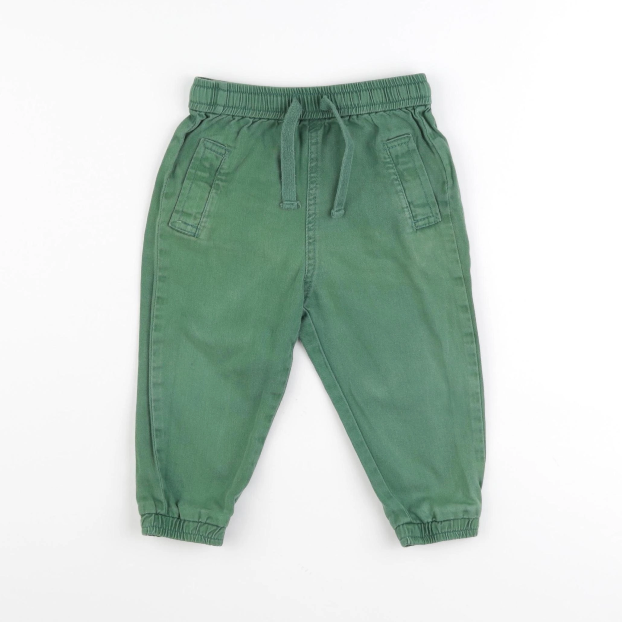 Boutchou - pantalon vert - 12 mois