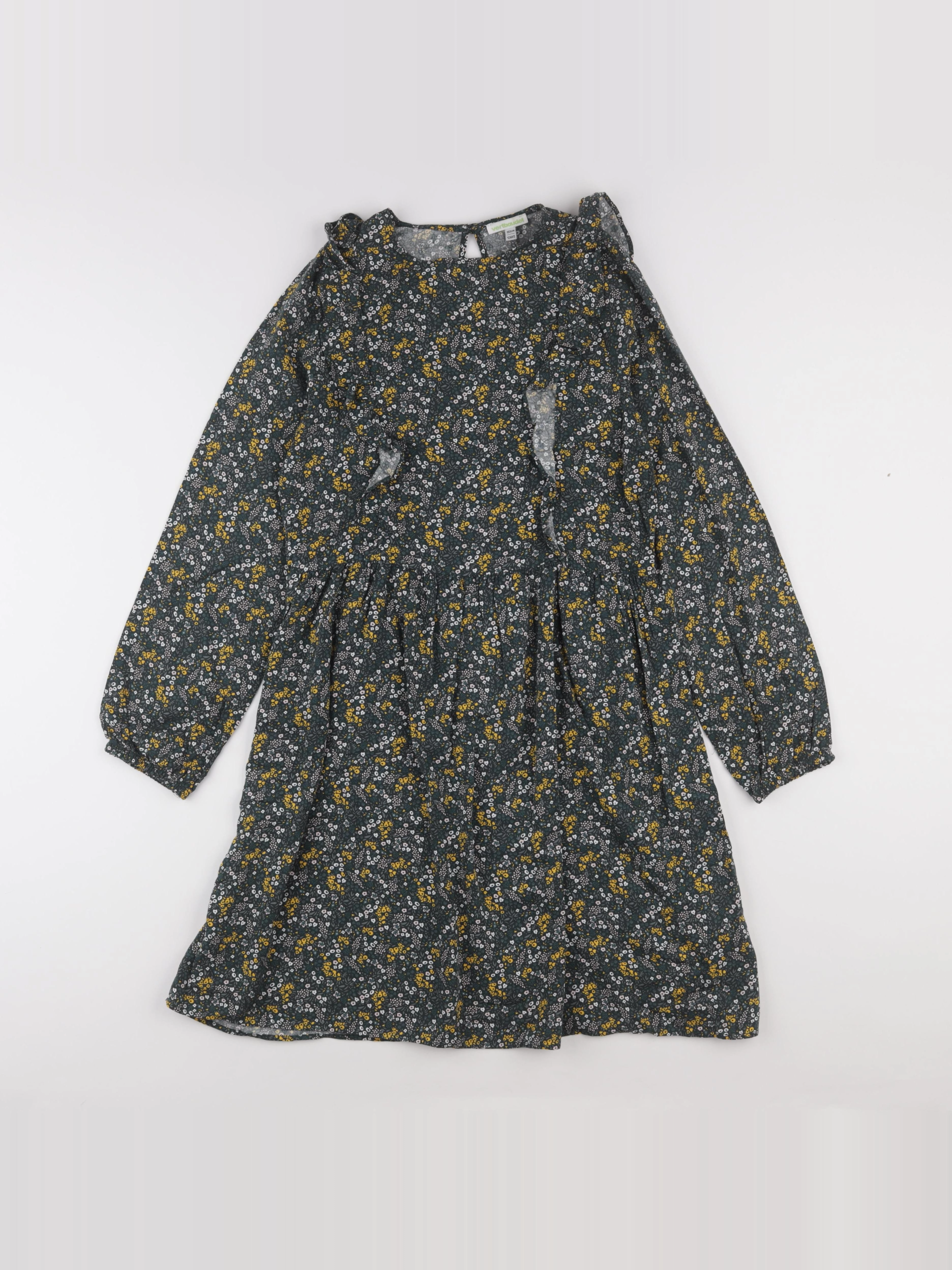 Vertbaudet - robe vert - 12 ans