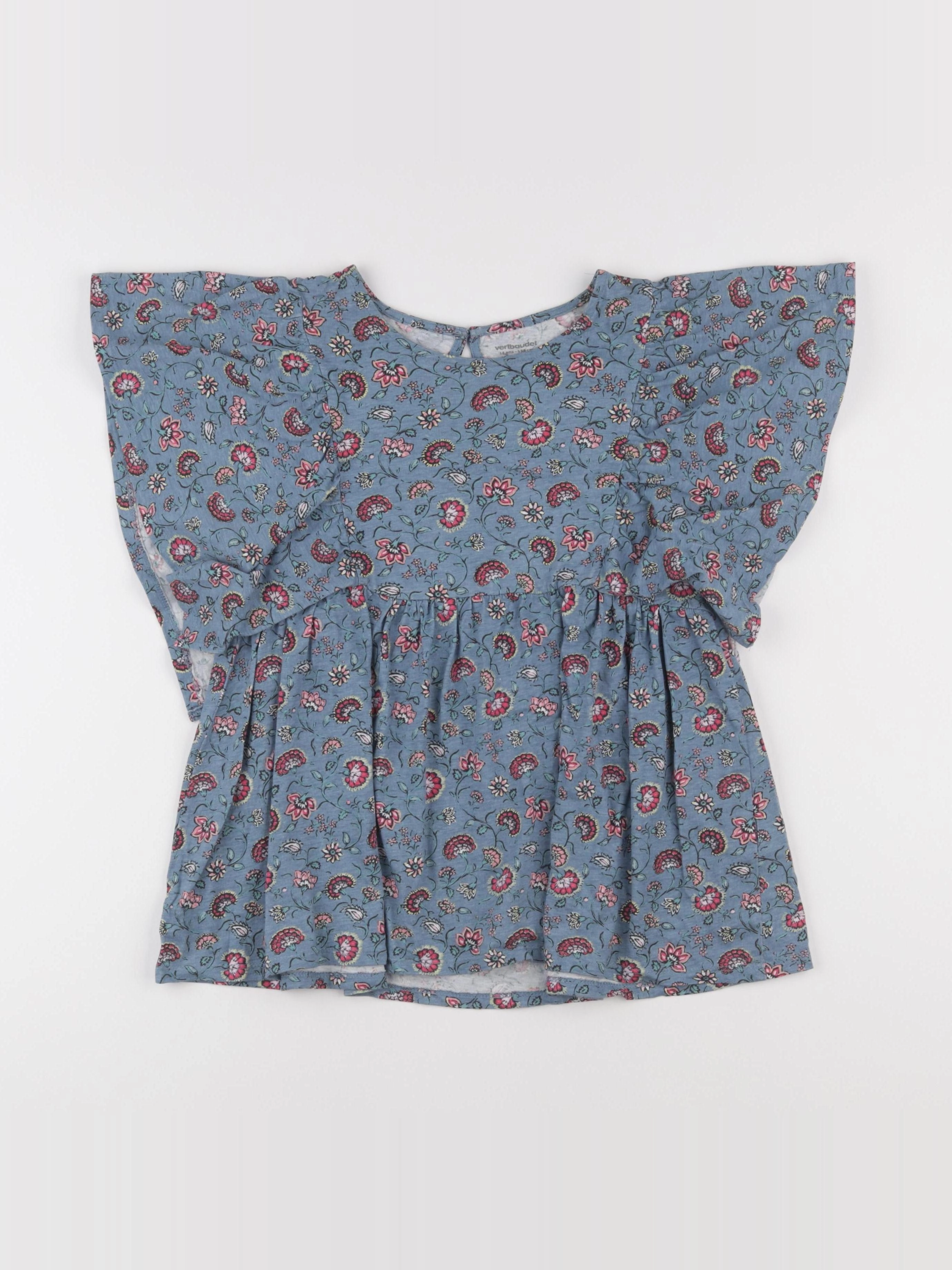 Vertbaudet - blouse bleu - 14 ans