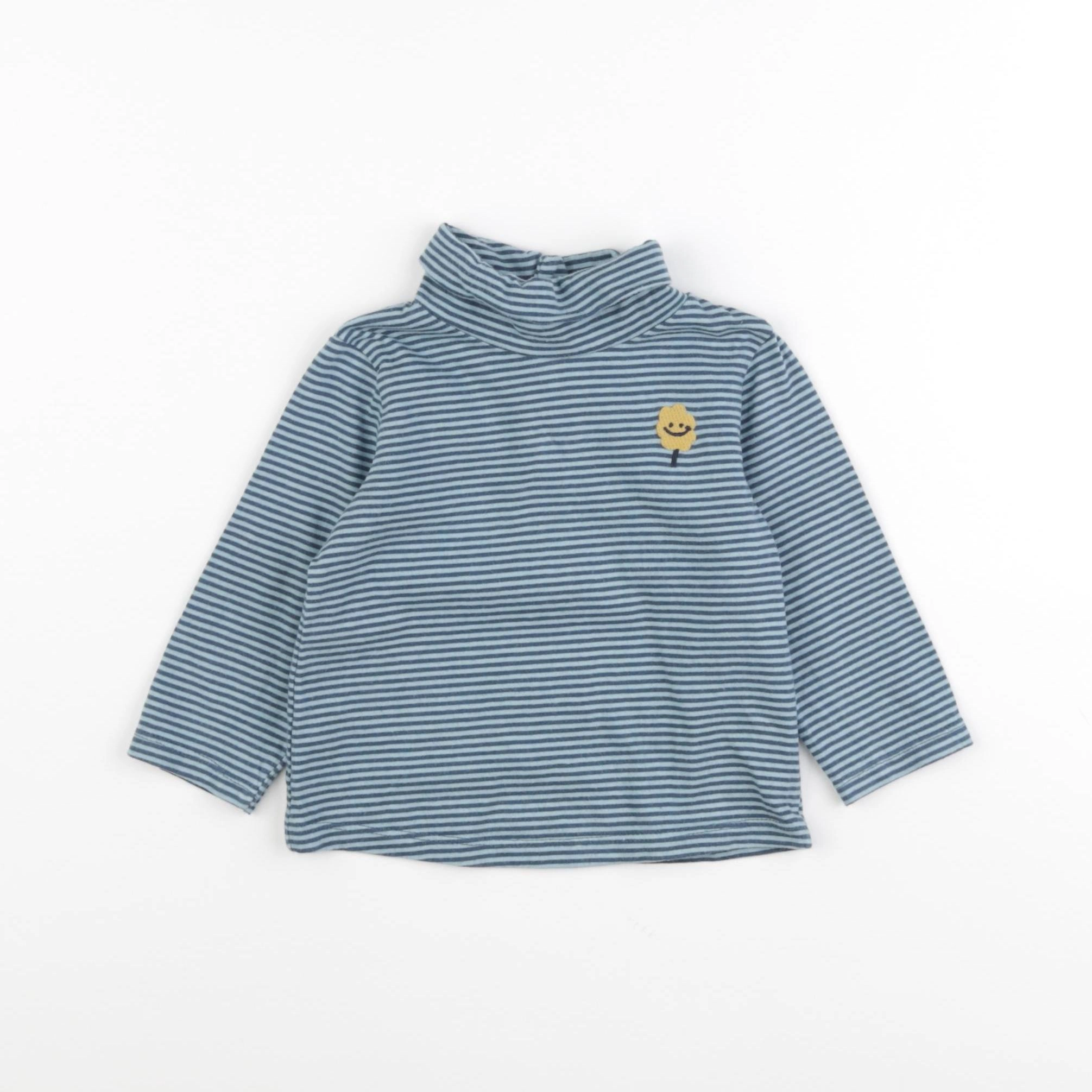 Tape à l'oeil - sous-pull bleu - 12 mois