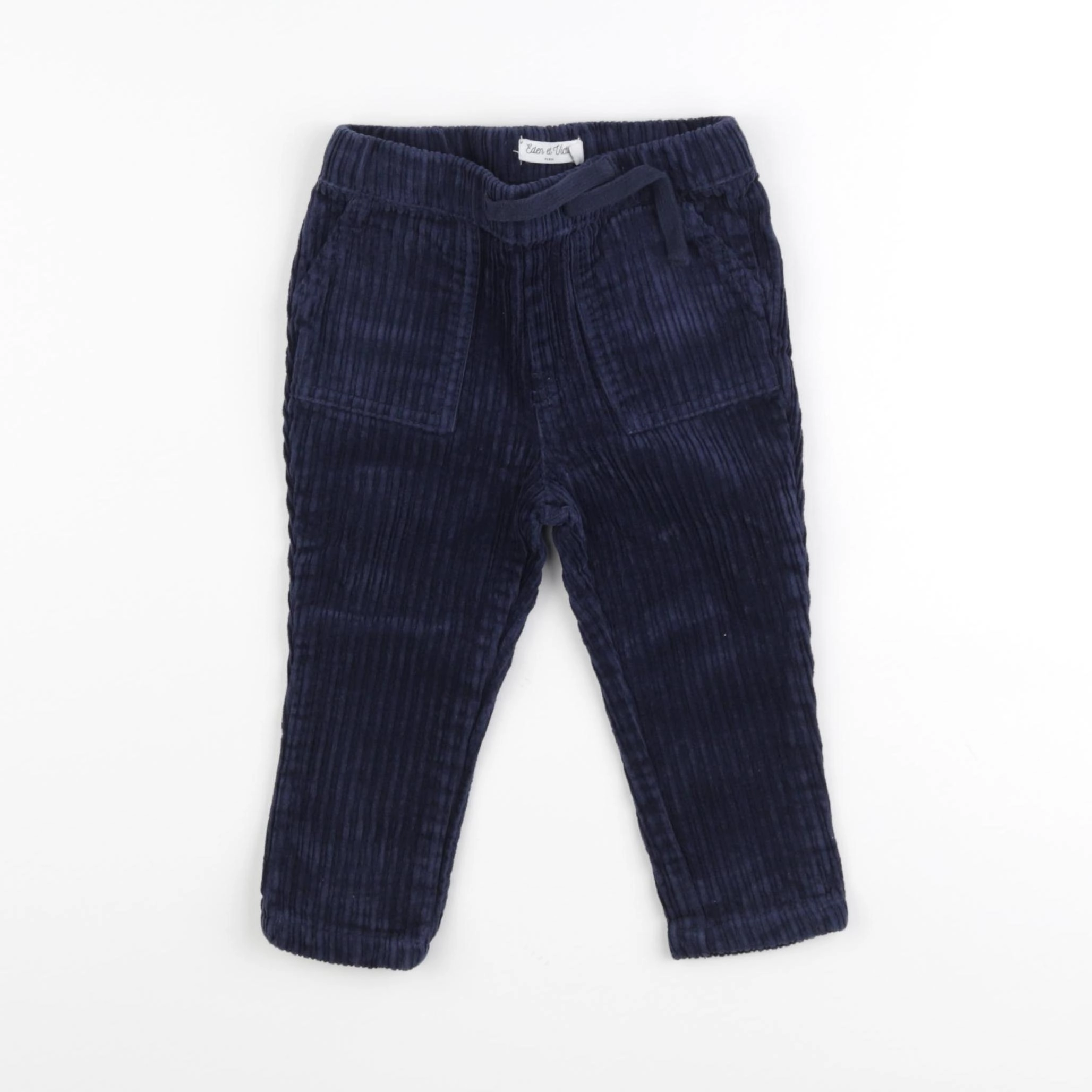 Eden & Victor - pantalon bleu - 12 mois