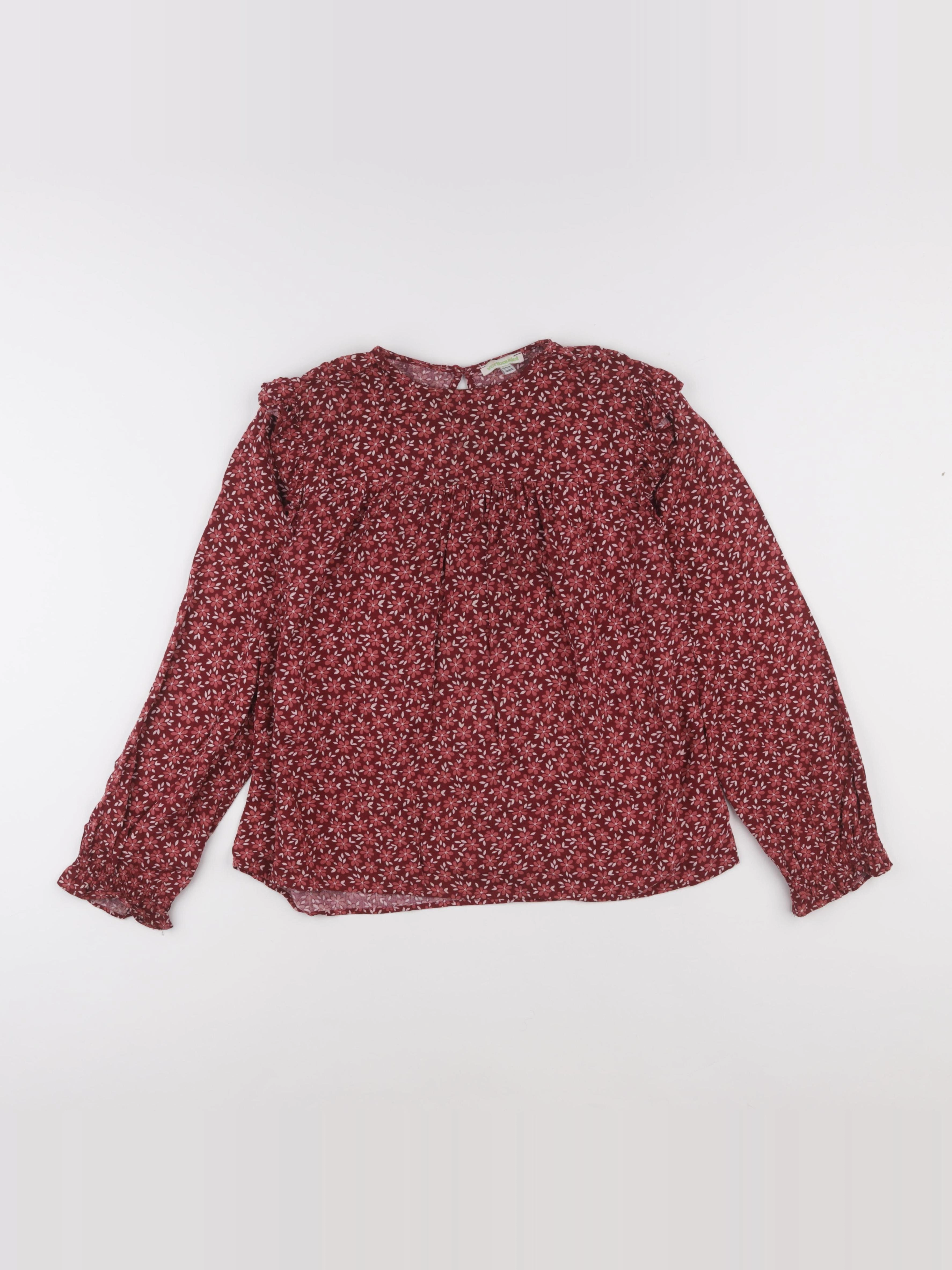 Vertbaudet - blouse rouge - 12 ans