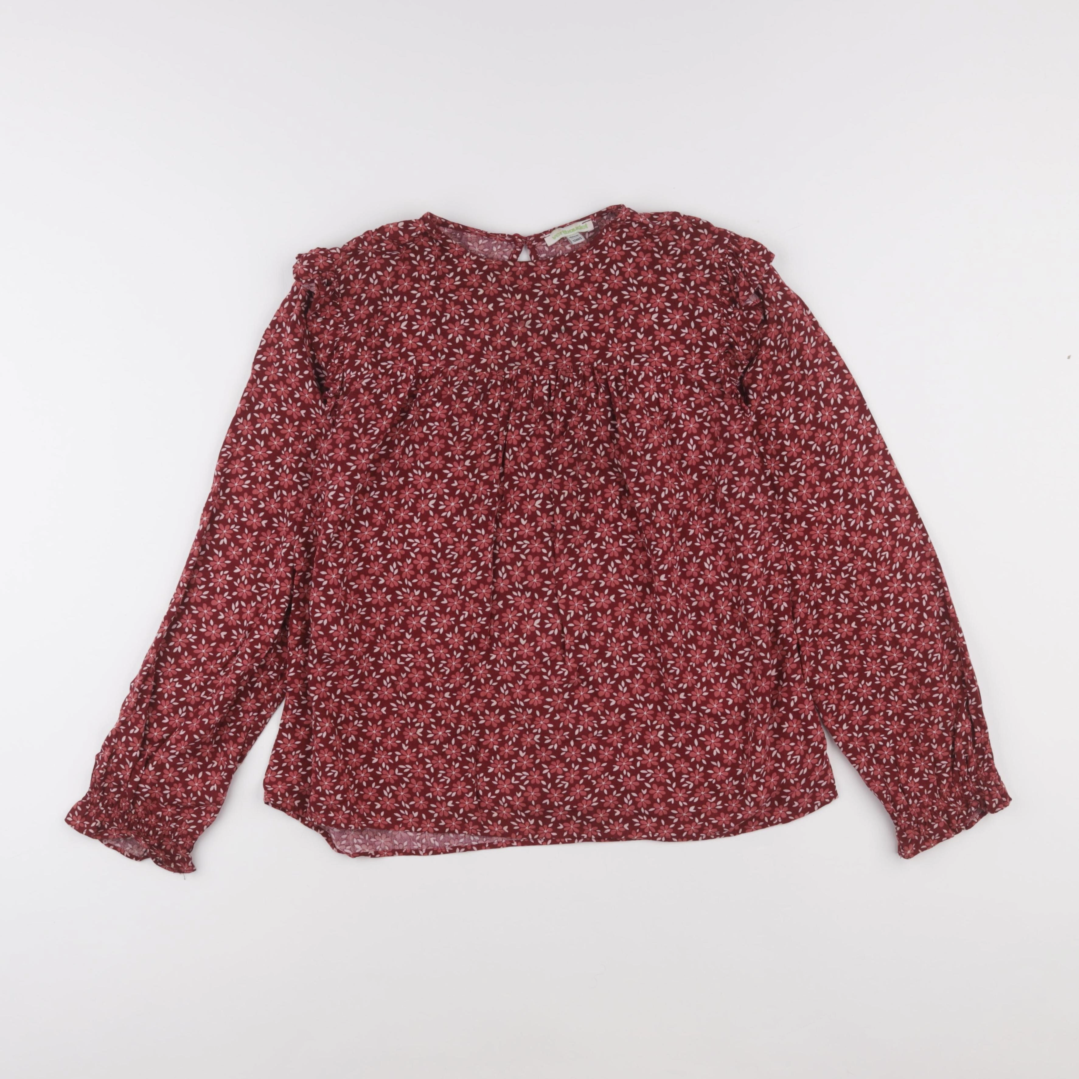 Vertbaudet - blouse rouge - 12 ans