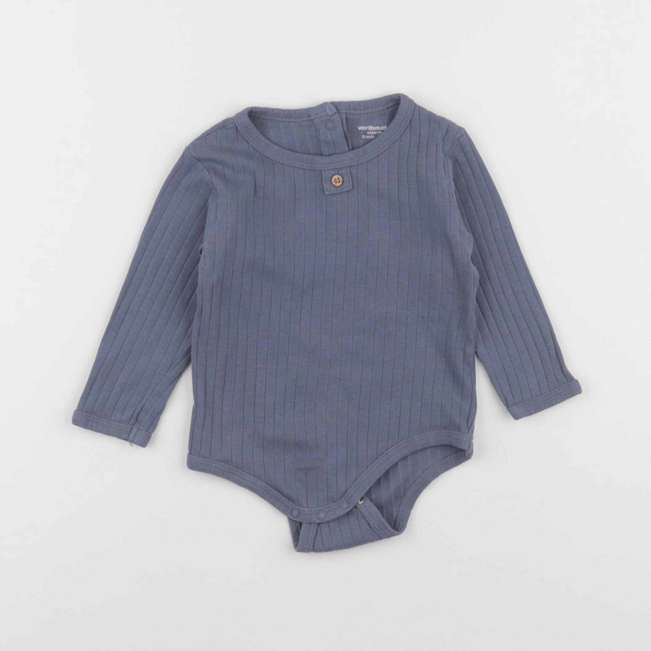 Vertbaudet - body bleu - 9 mois