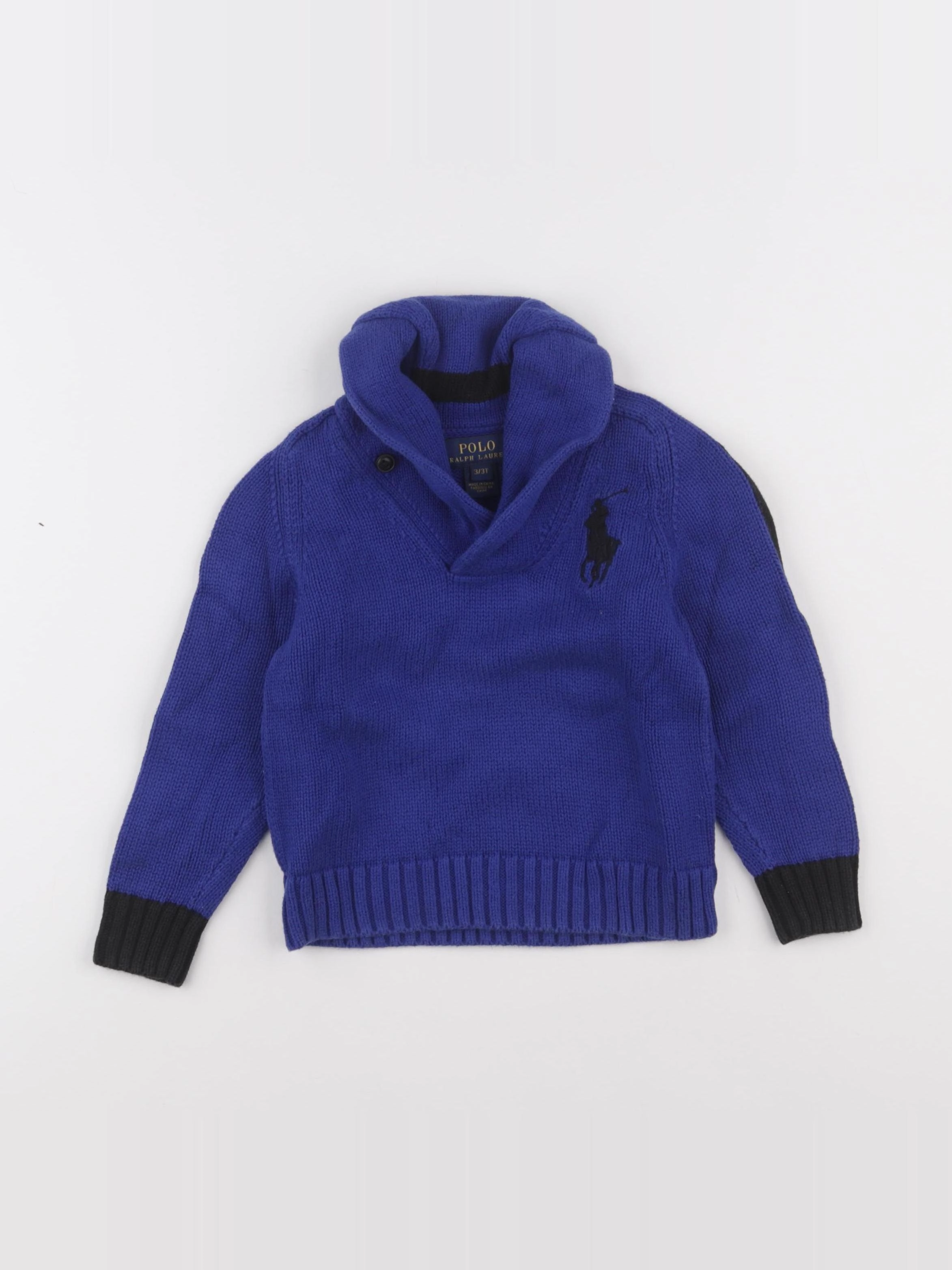 Ralph Lauren - pull bleu - 3 ans
