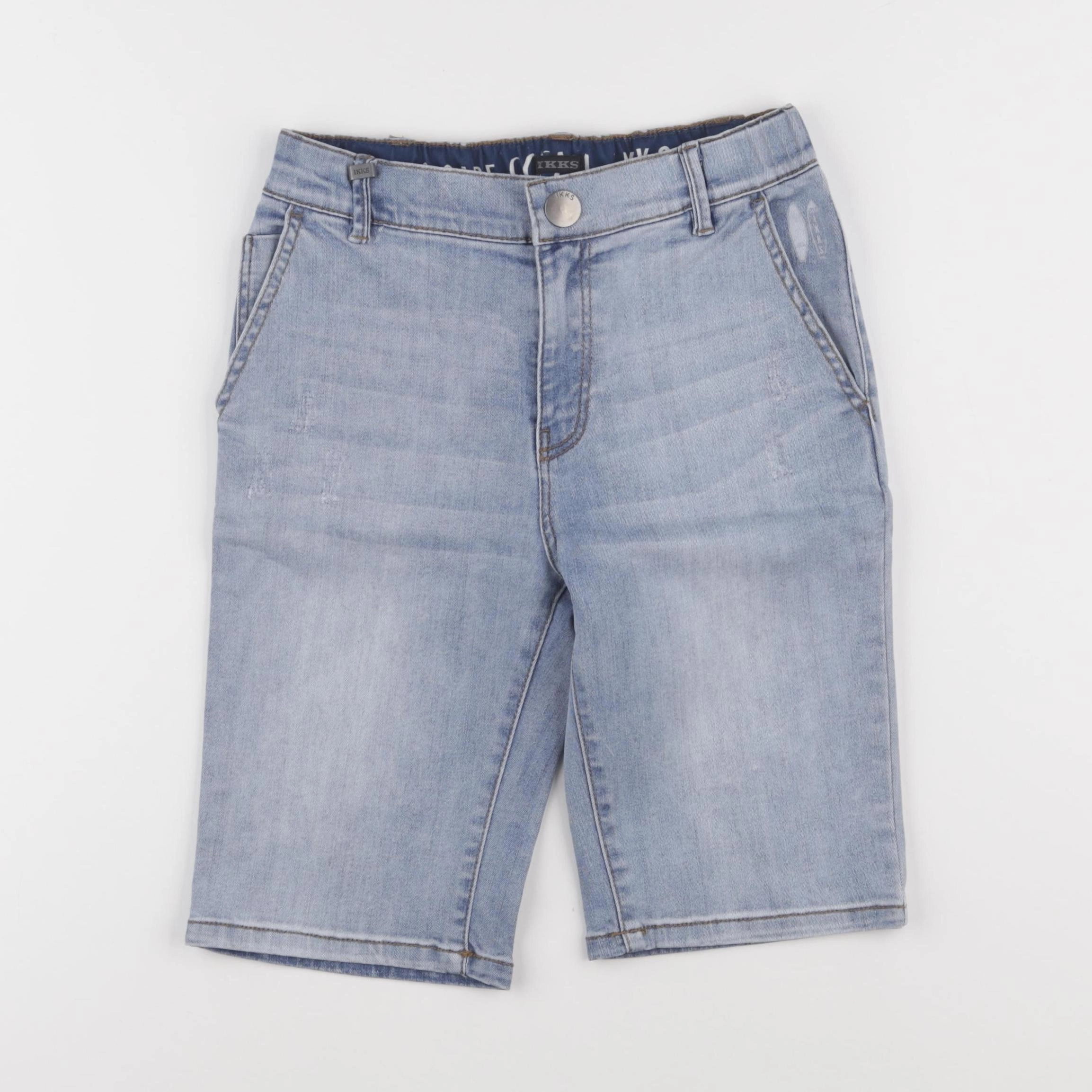 IKKS - short bleu - 10 ans