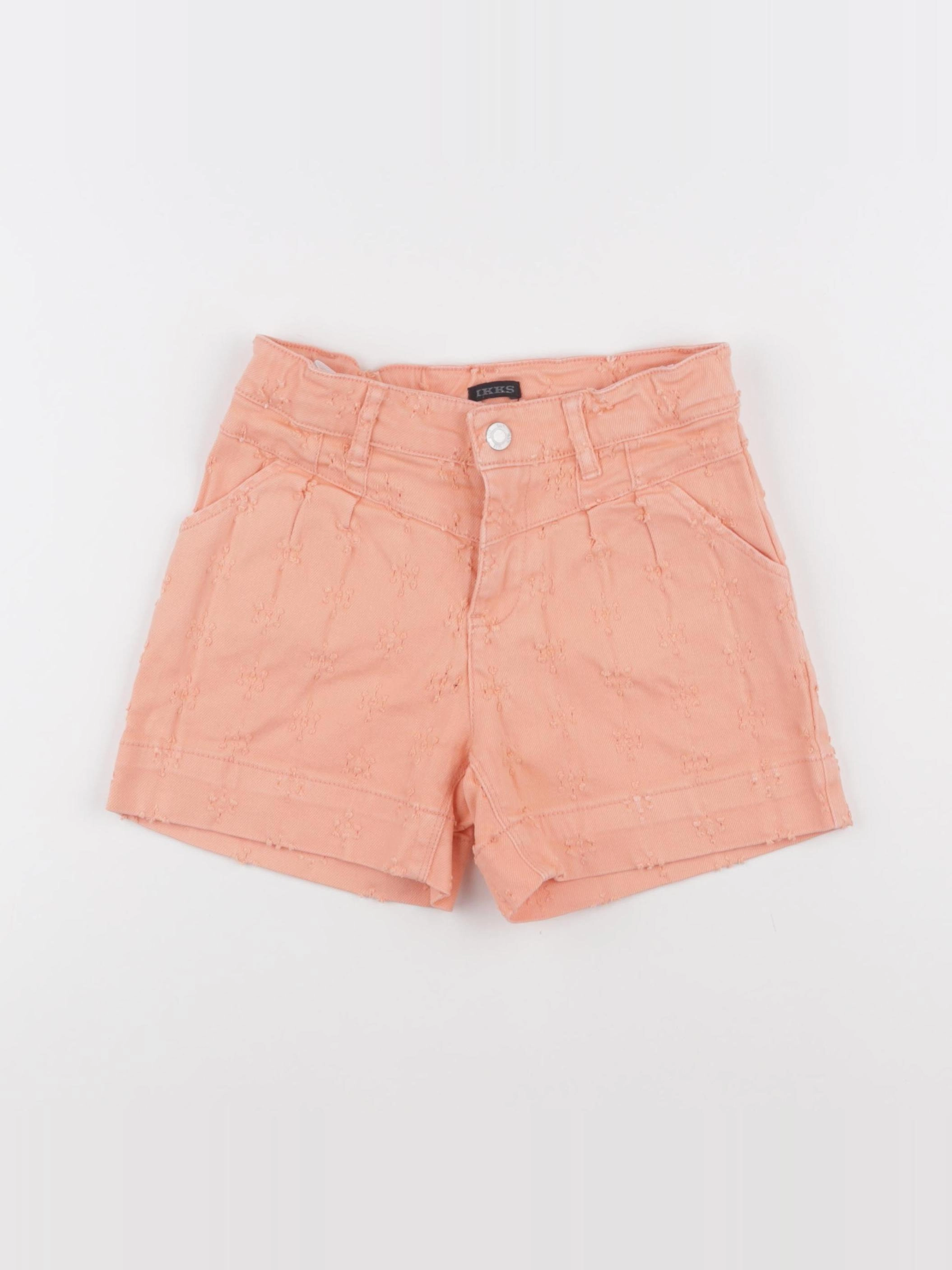 IKKS - short orange - 10 ans