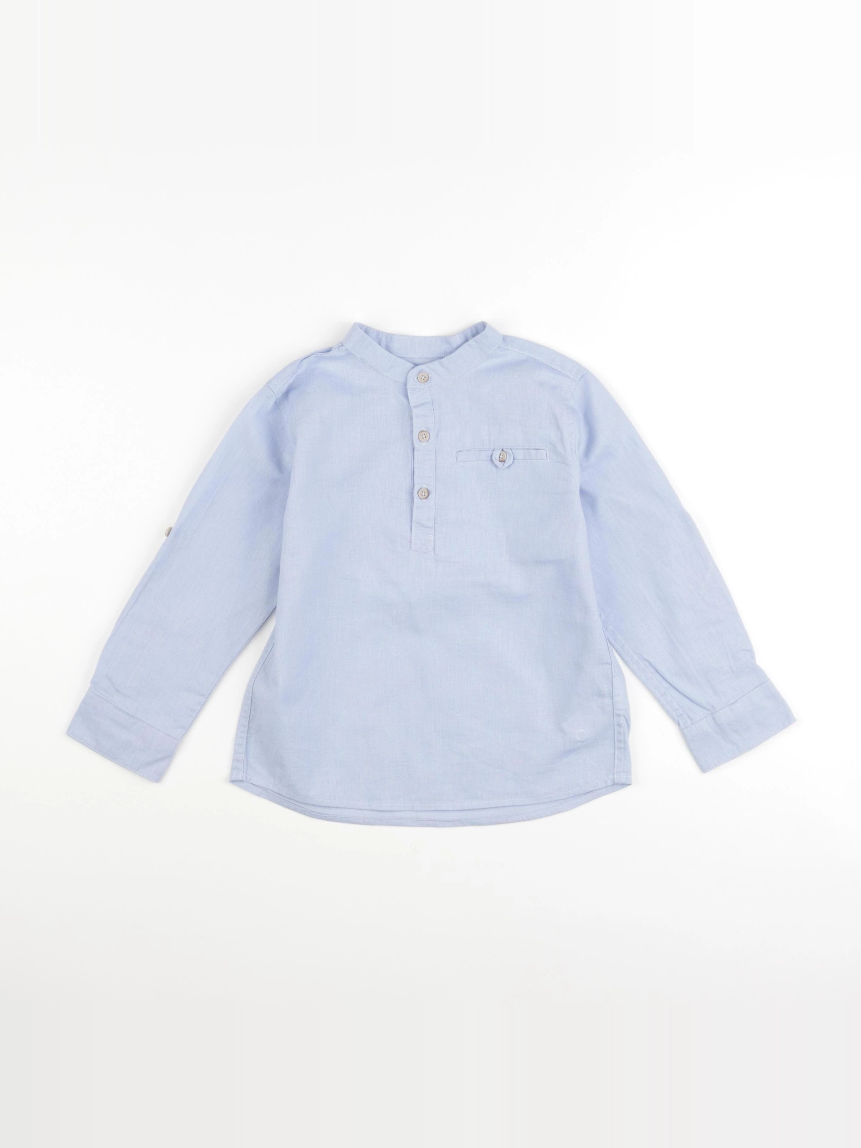 Vertbaudet - chemise bleu - 6 ans