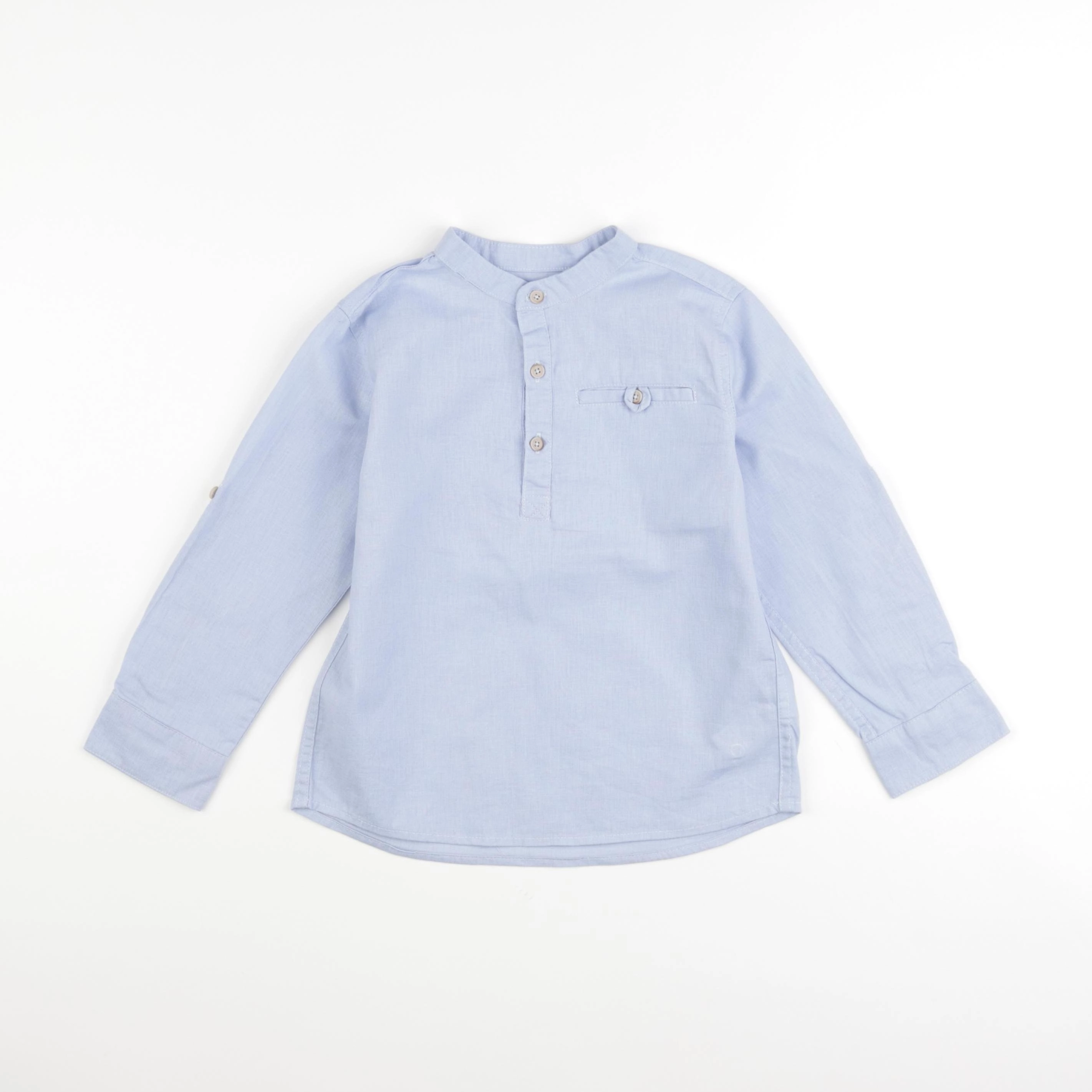Vertbaudet - chemise bleu - 6 ans
