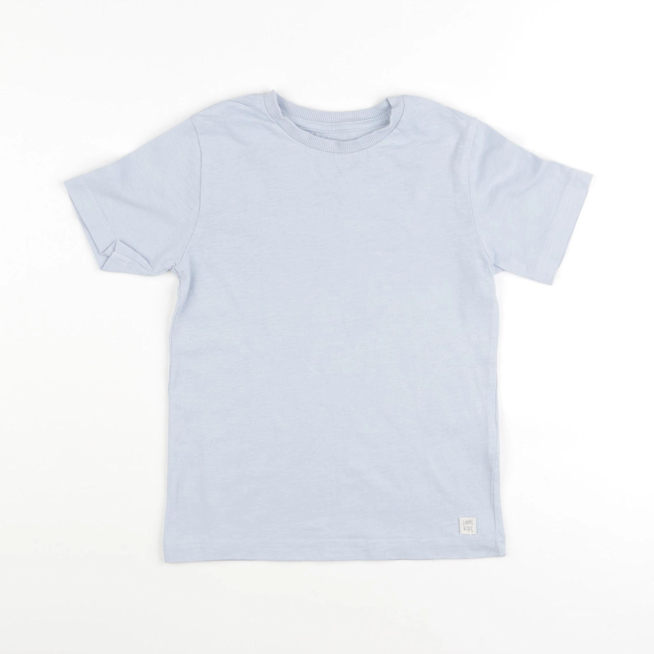 Vertbaudet - tee-shirt bleu - 6 ans