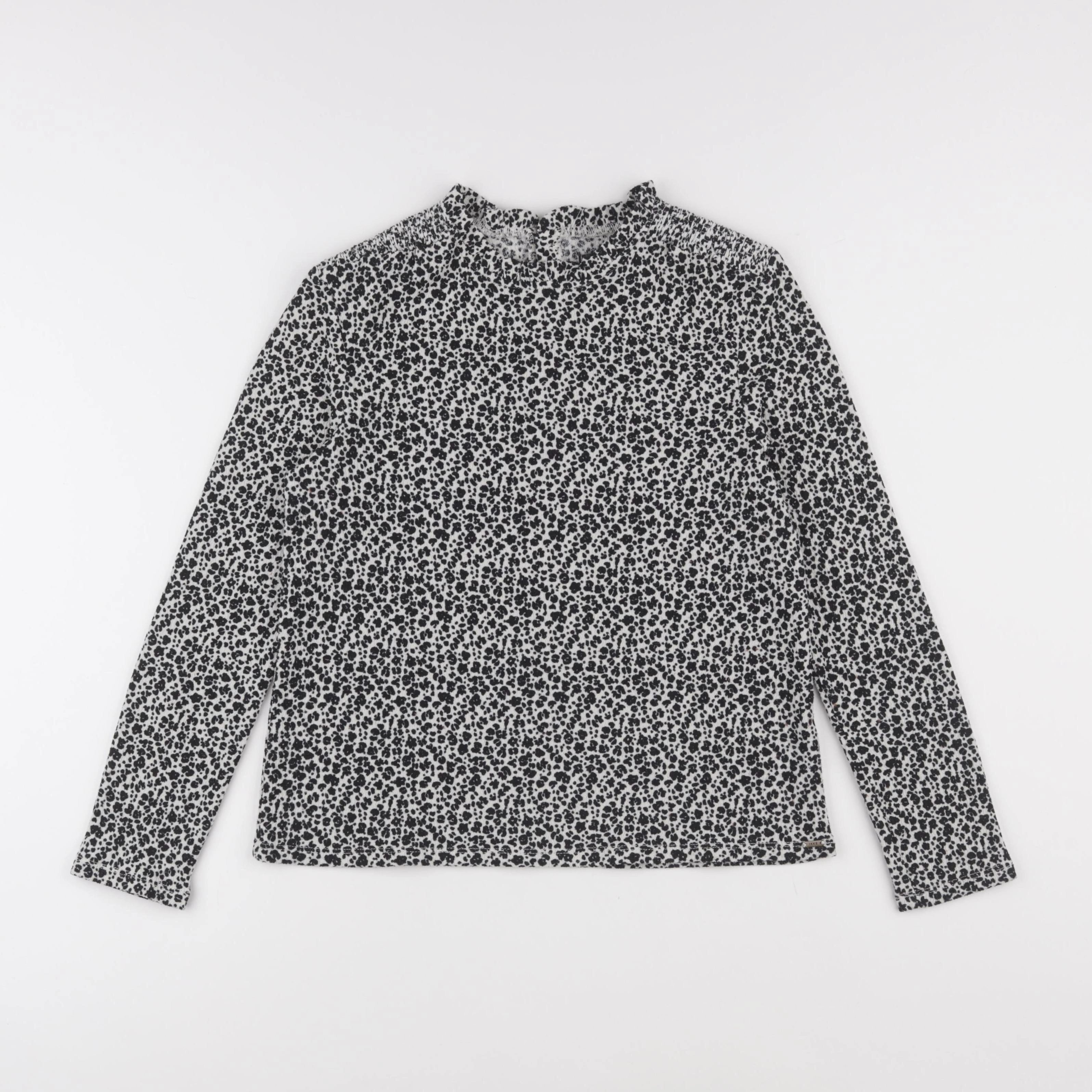 IKKS - blouse noir, blanc - 10 ans