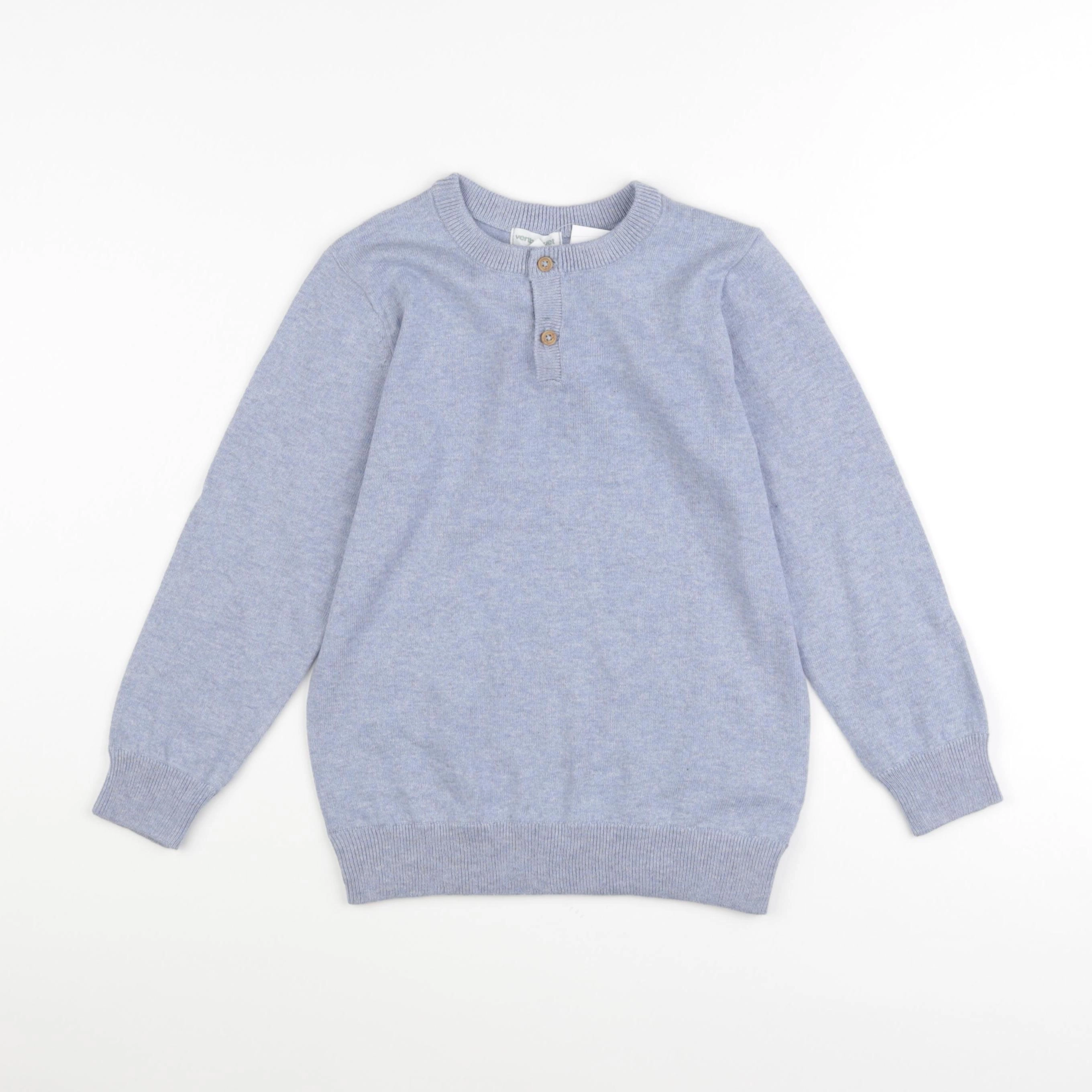 Vertbaudet - pull bleu - 8 ans