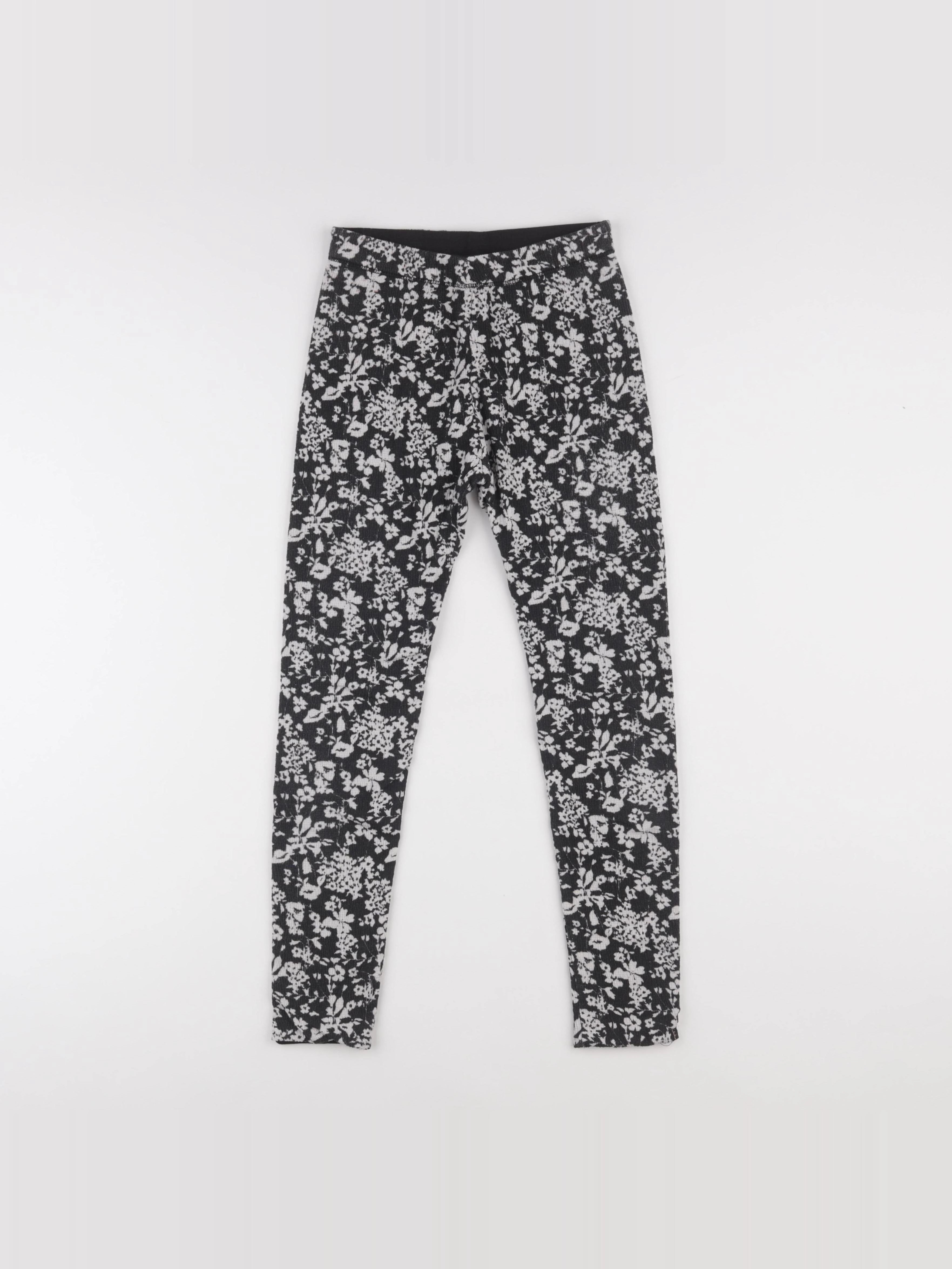 IKKS - pantalon noir, rose - 10 ans